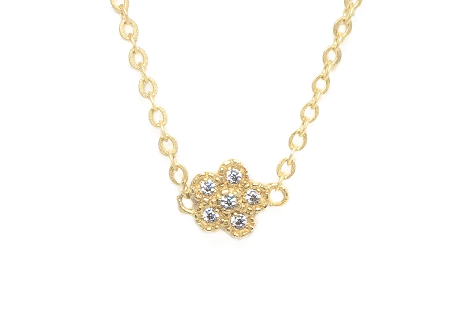 A floret pendant short chain