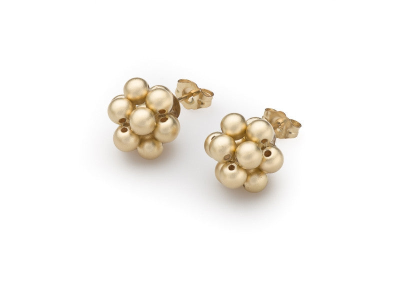 14k Gold-Filled Satin-Finished Bead Cluster