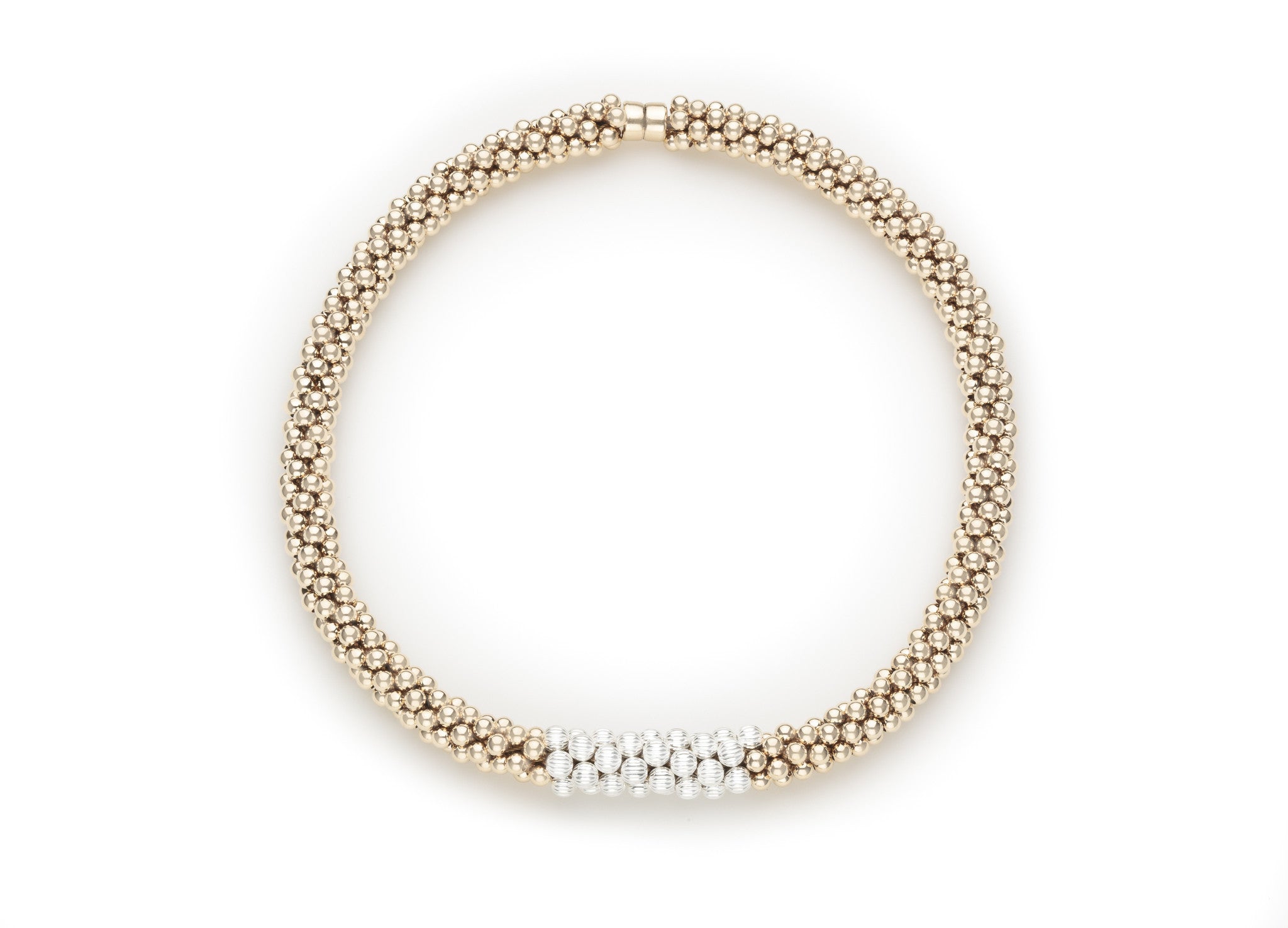 gold w/ silver panel