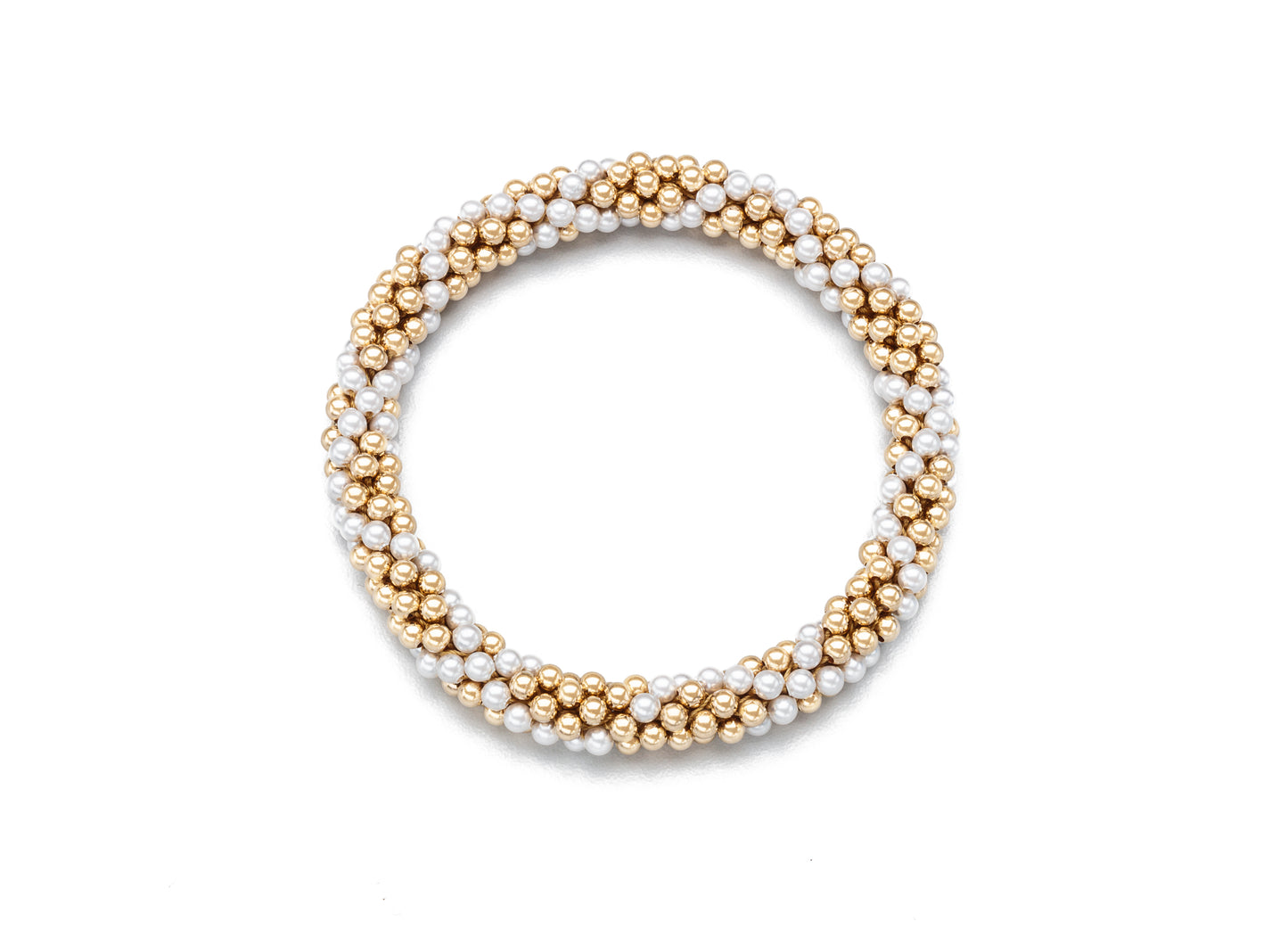 Cluster Bracelets, Gold and Swarovski Pearl (Click To View All)