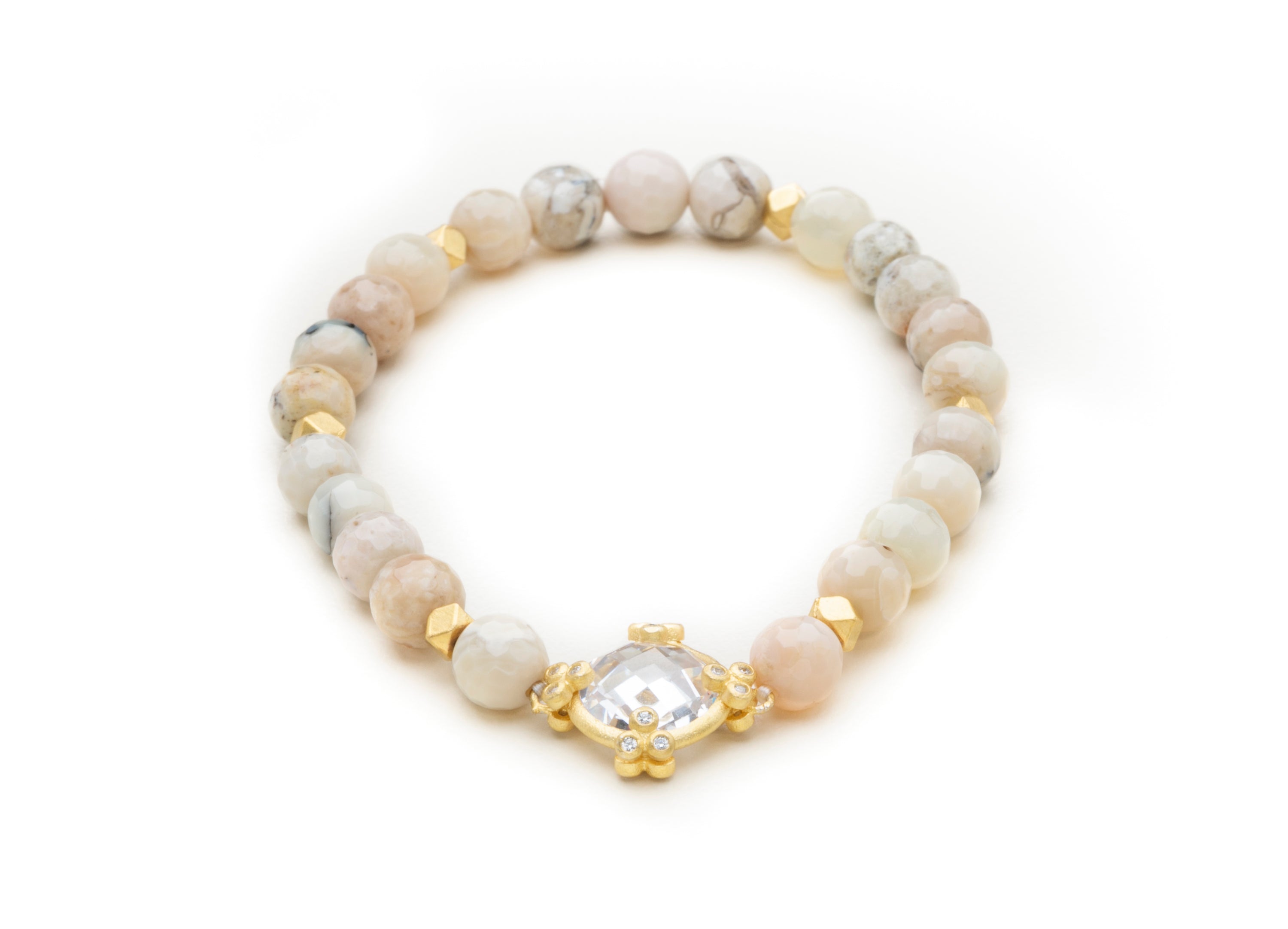 Faceted Rhinestone Medallion