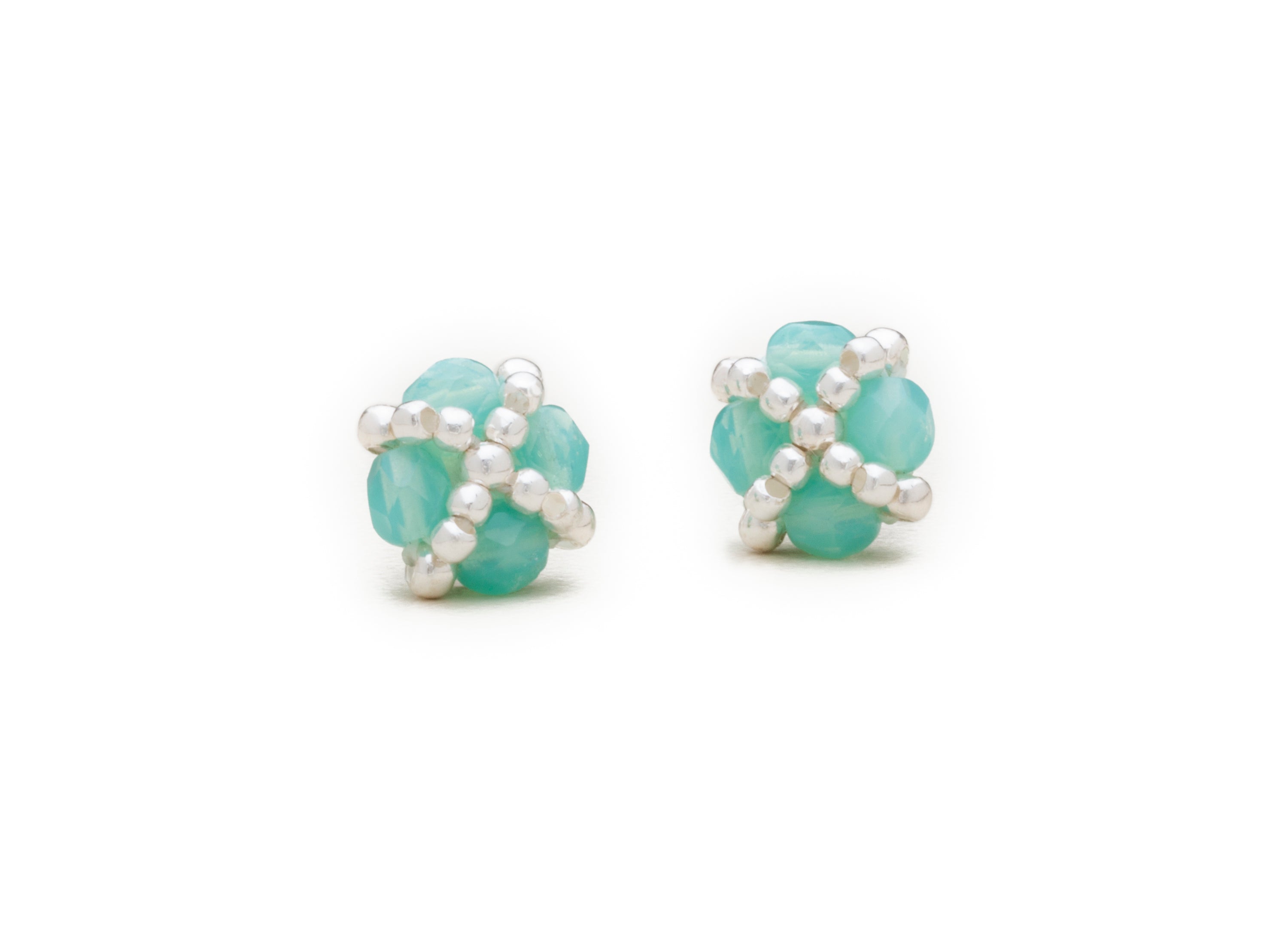 Clover Studs, Czech Glass & Crystal (Click to View All)