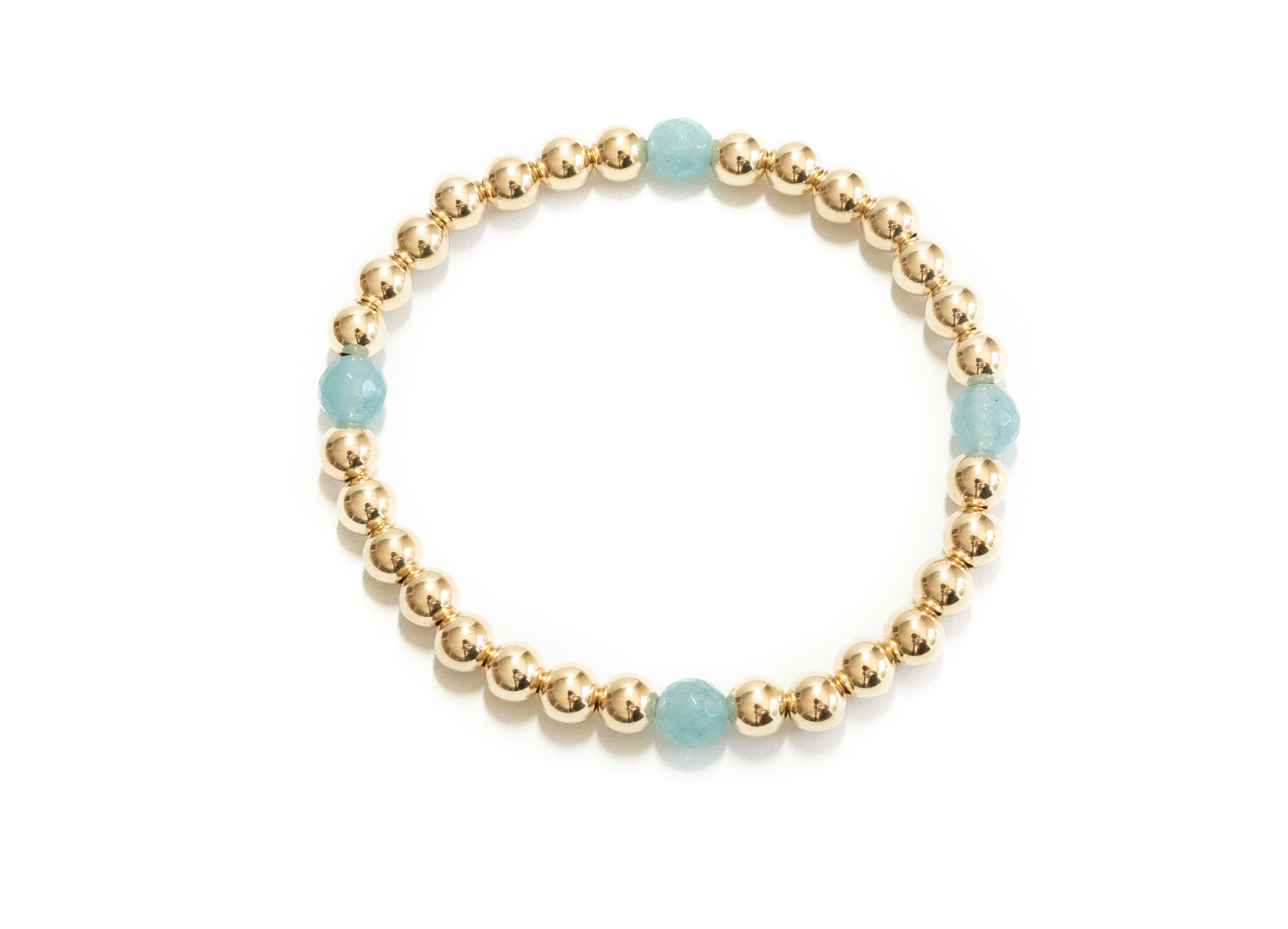 Cord Bracelets, Gold With Semiprecious