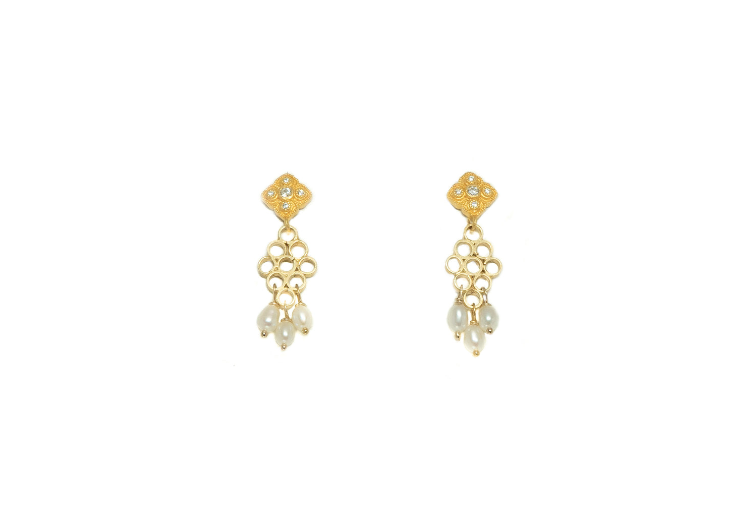 Semiprecious Dangle Earrings