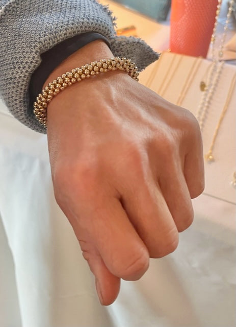 Classic Gold Cluster Bracelet