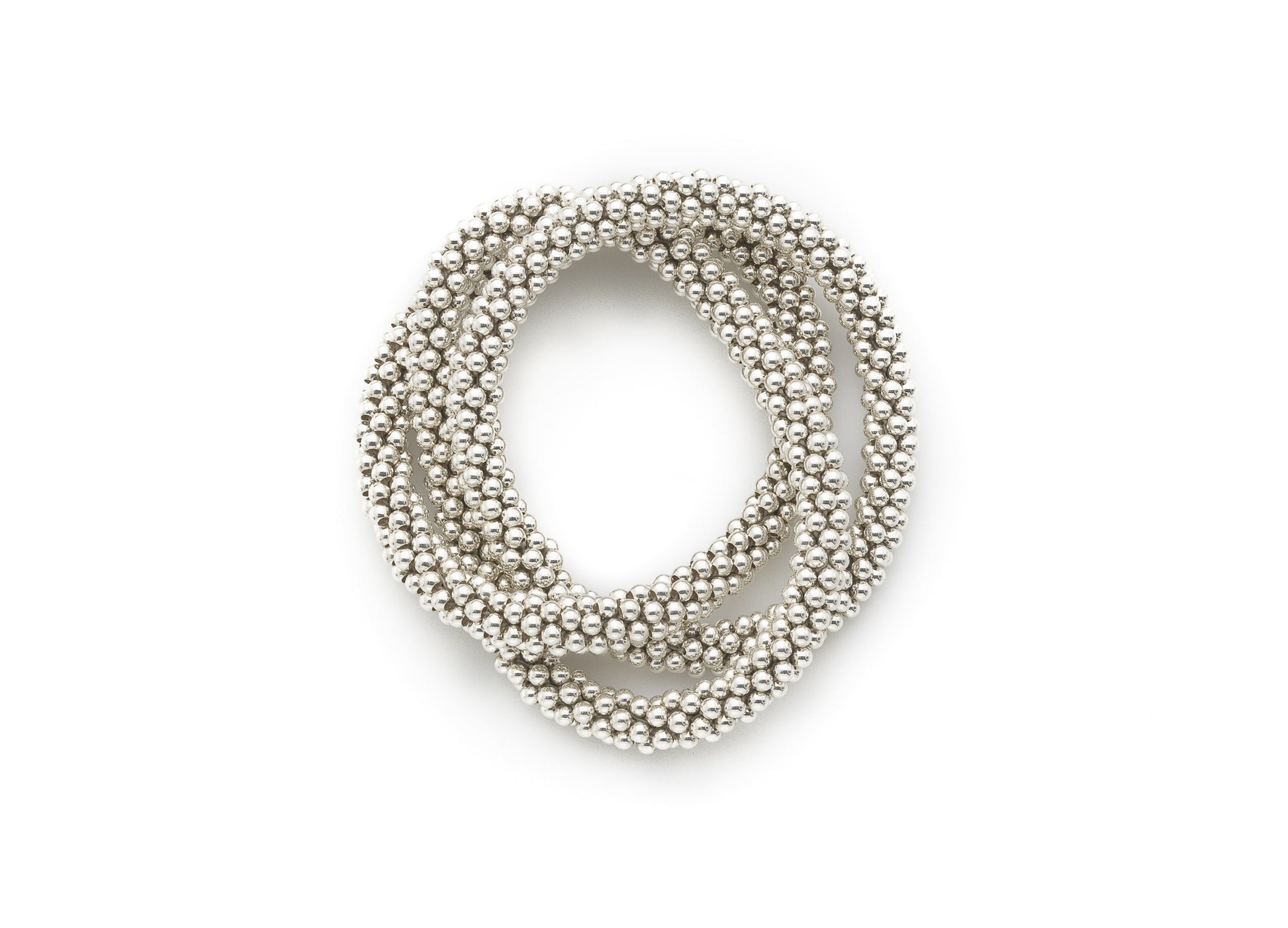 Sterling Silver Triplet Band