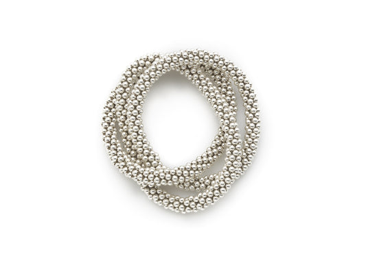 Sterling Silver Triplet Band