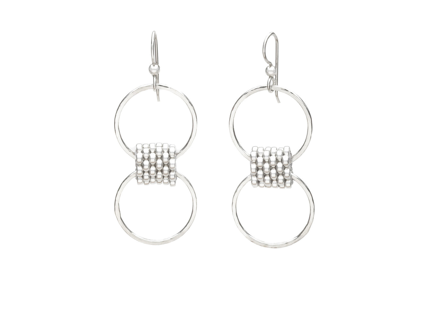 Sterling Silver Double Hoops