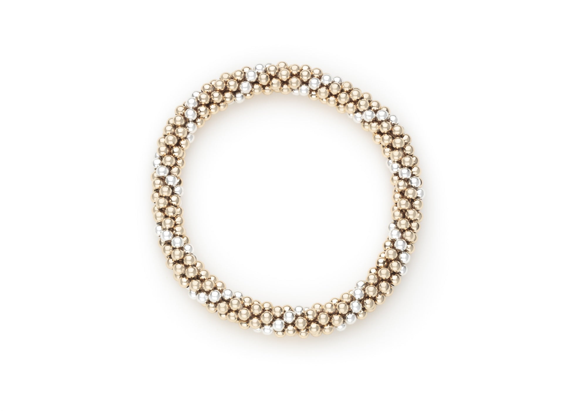 Gold w/ spiral silver