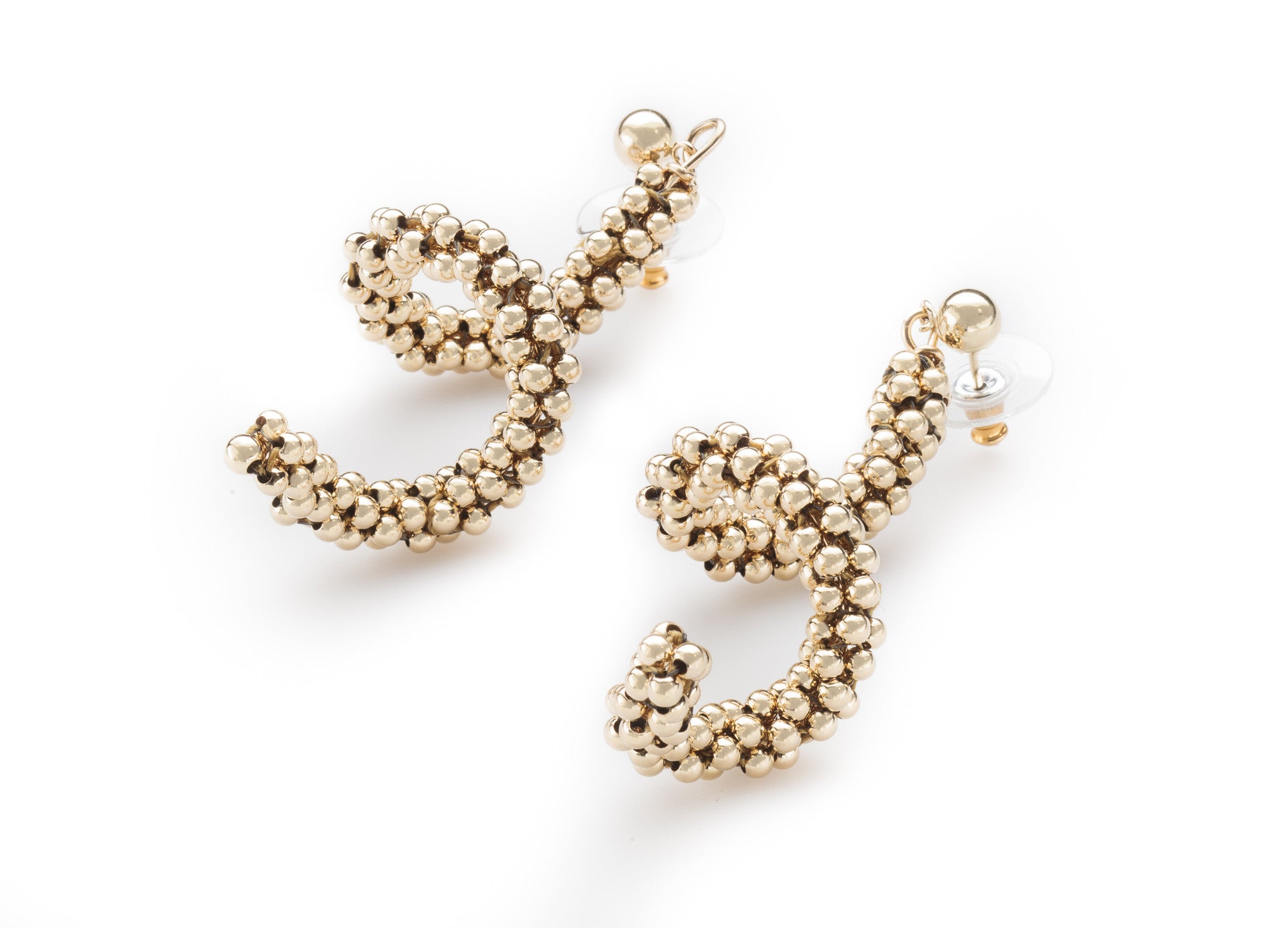 Corkscrew Earrings, Gold (Click to View All)