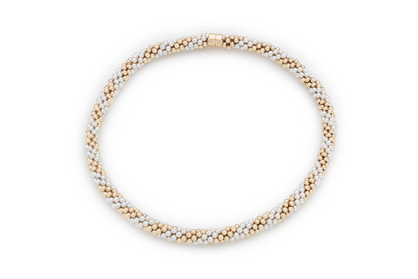 double pearl spiral - 3mm