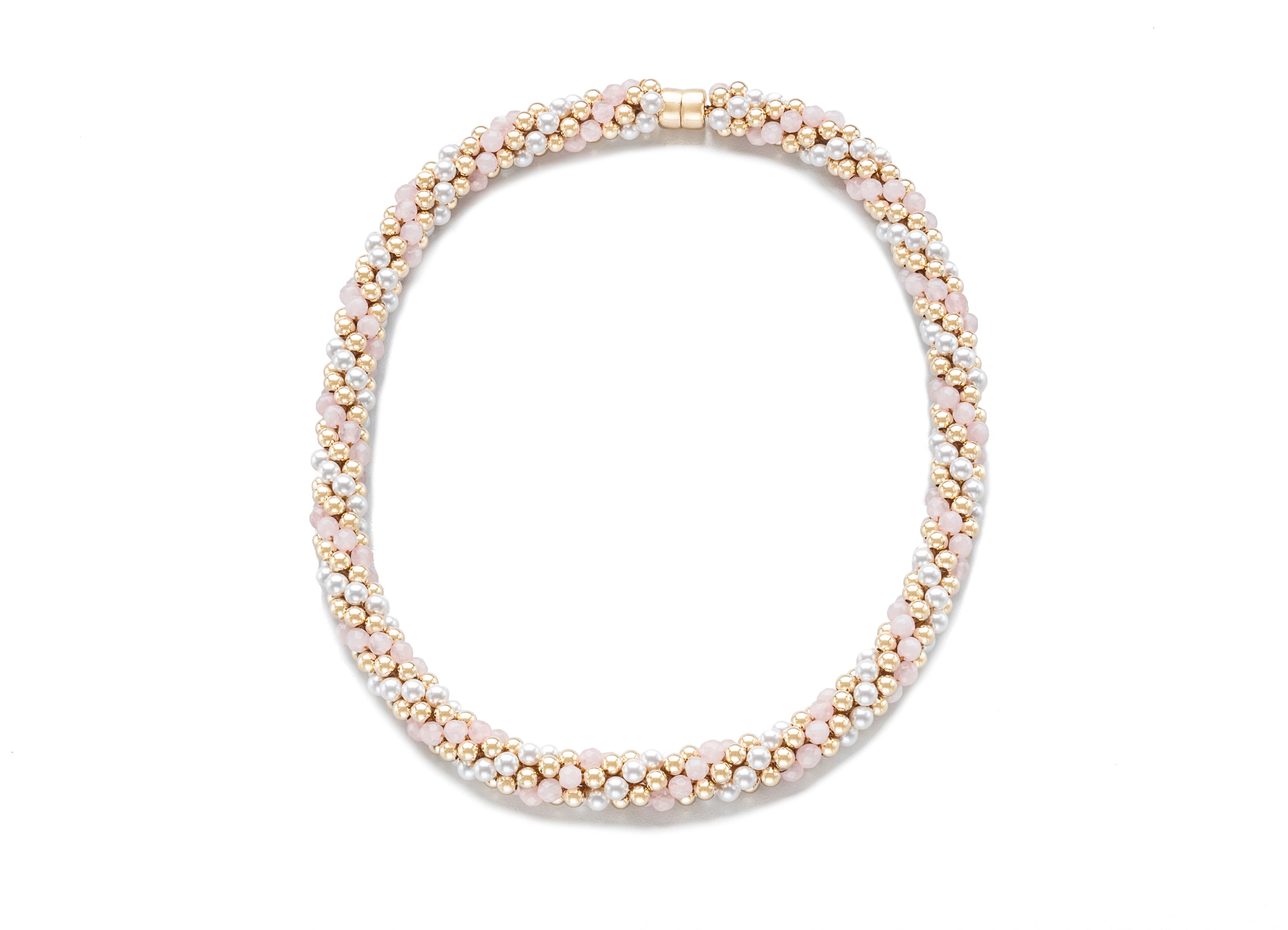 Cluster Necklaces, Gold and Semiprecious (Click To View All)