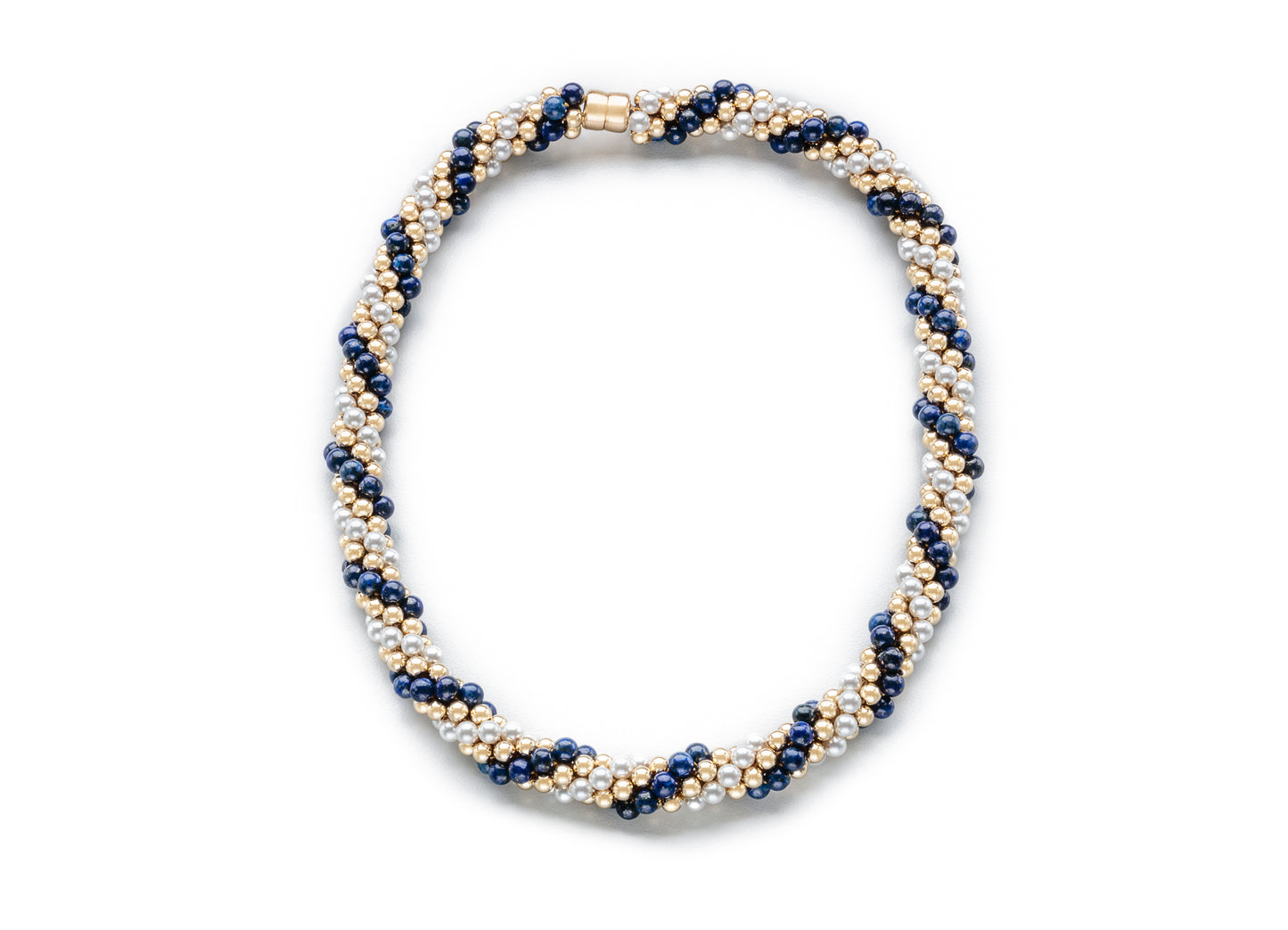 Cluster Necklaces, Gold and Semiprecious (Click To View All)