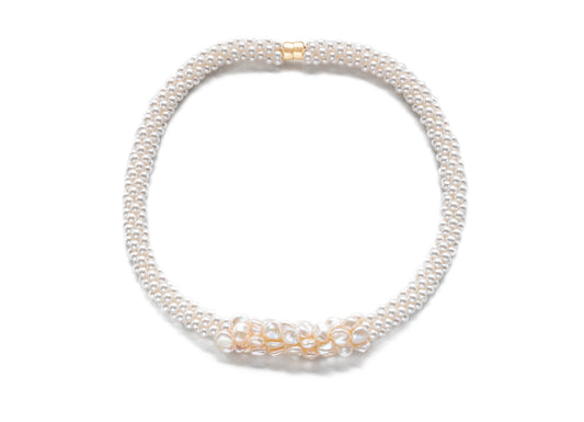 Cluster Necklaces, Swarovski Pearl (Click To View All)