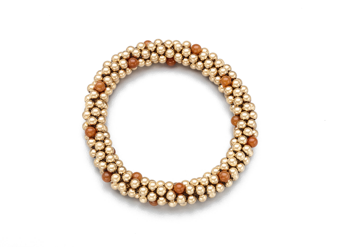 4mm Cluster Bracelets, Gold and Semiprecious Accents (Click to View All)