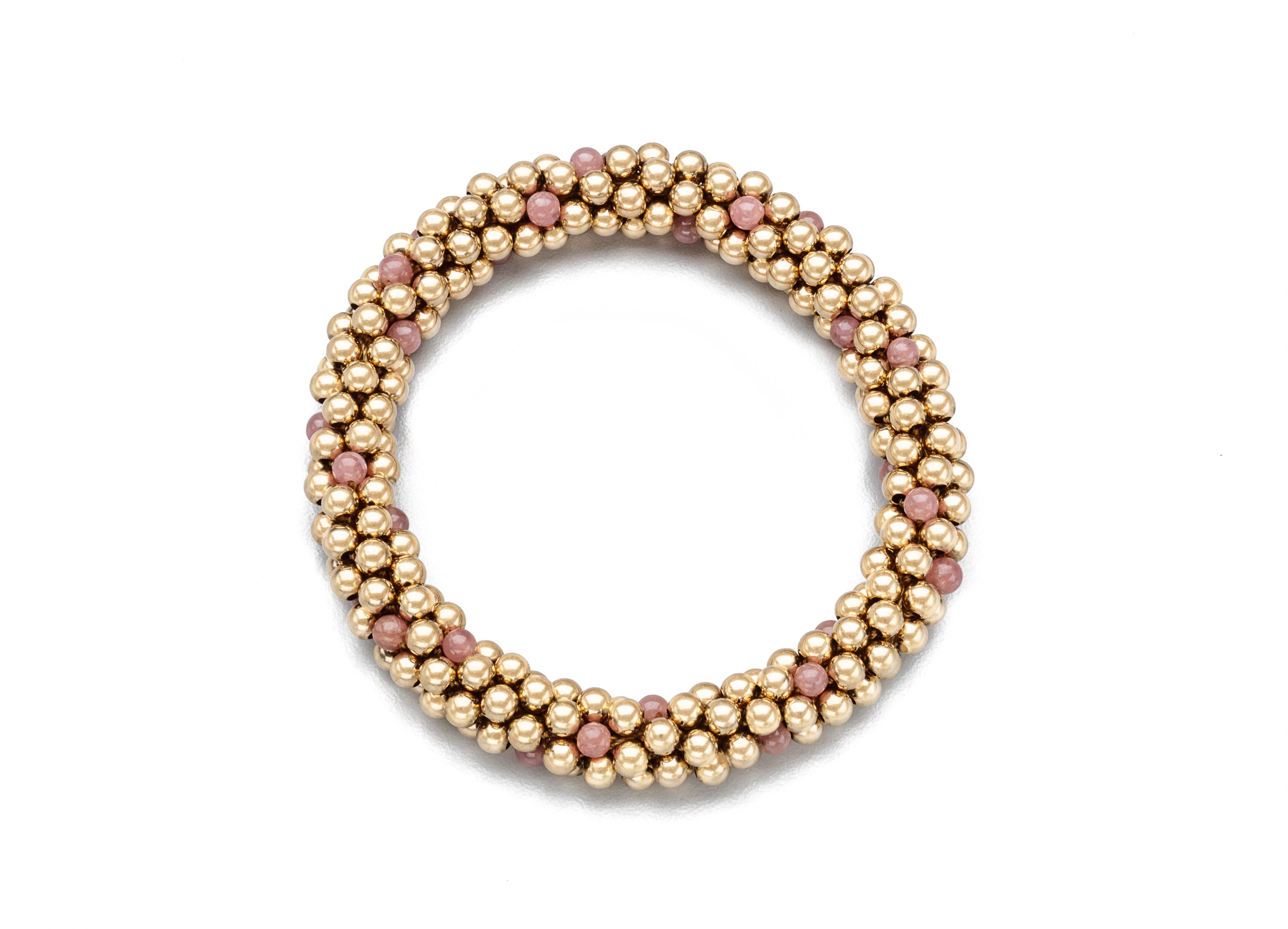 4mm Cluster Bracelets, Gold and Semiprecious Accents (Click to View All)