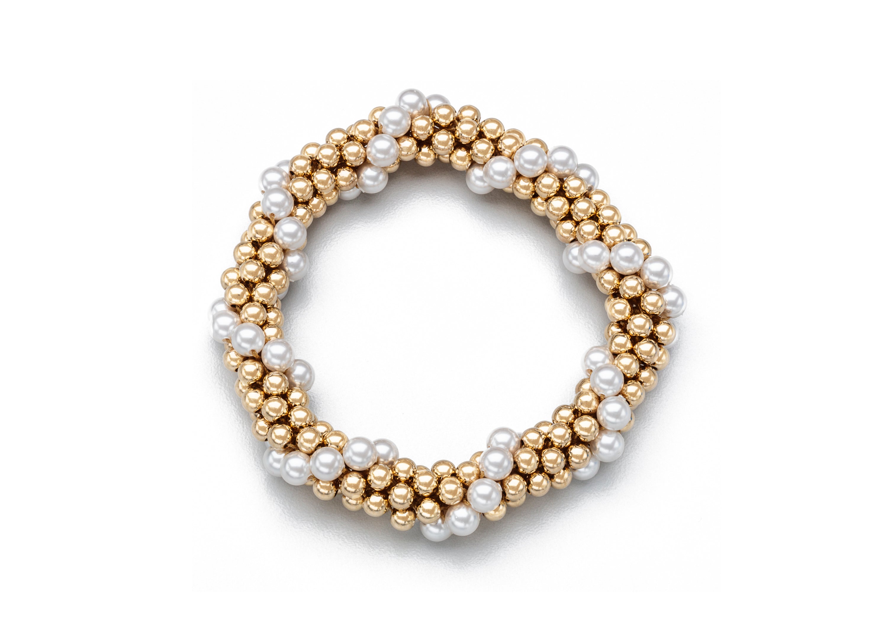 Cluster Bracelets, Gold and Swarovski Pearl (Click To View All)