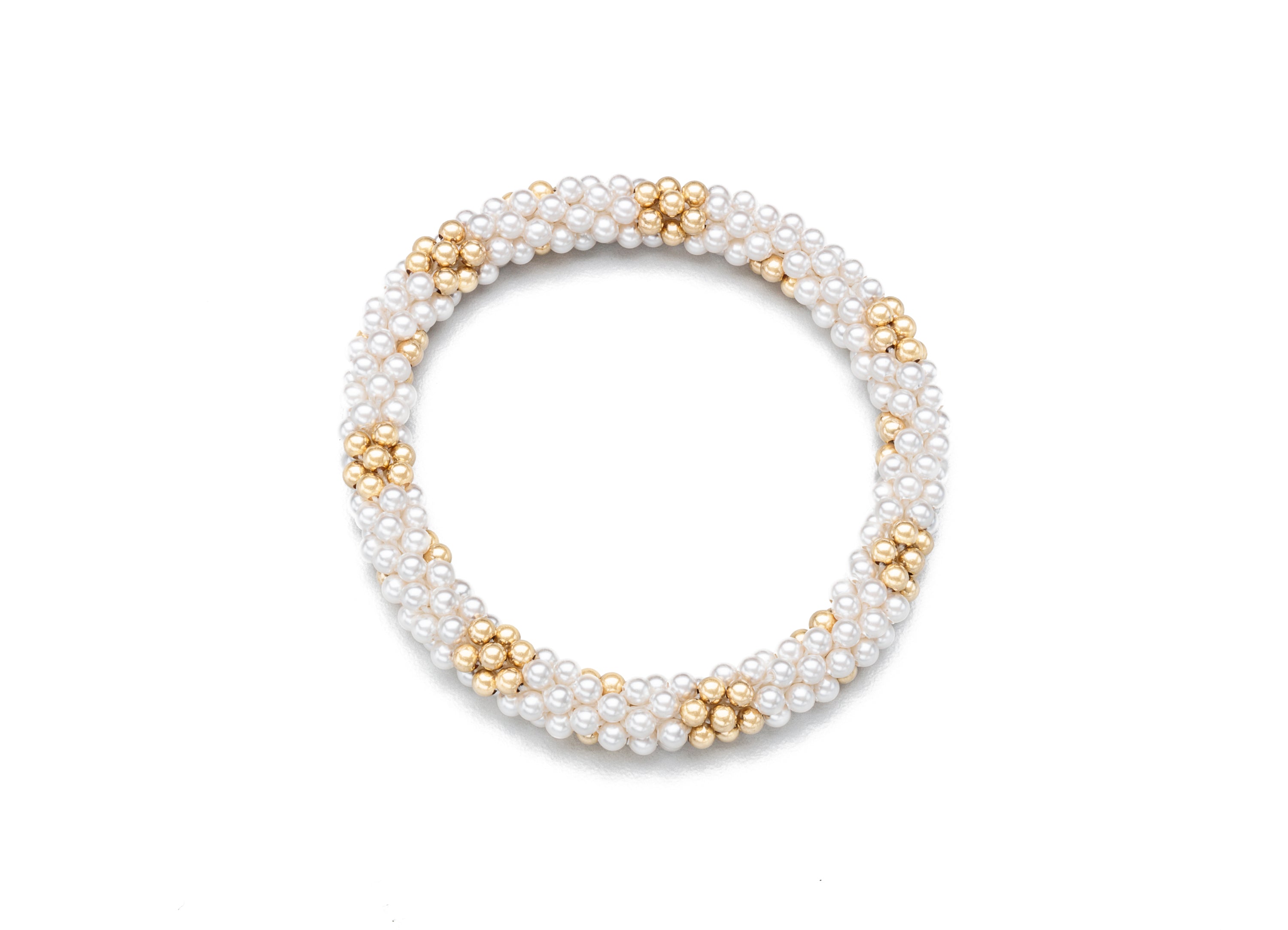 Cluster Bracelets, Gold and Swarovski Pearl (Click To View All)