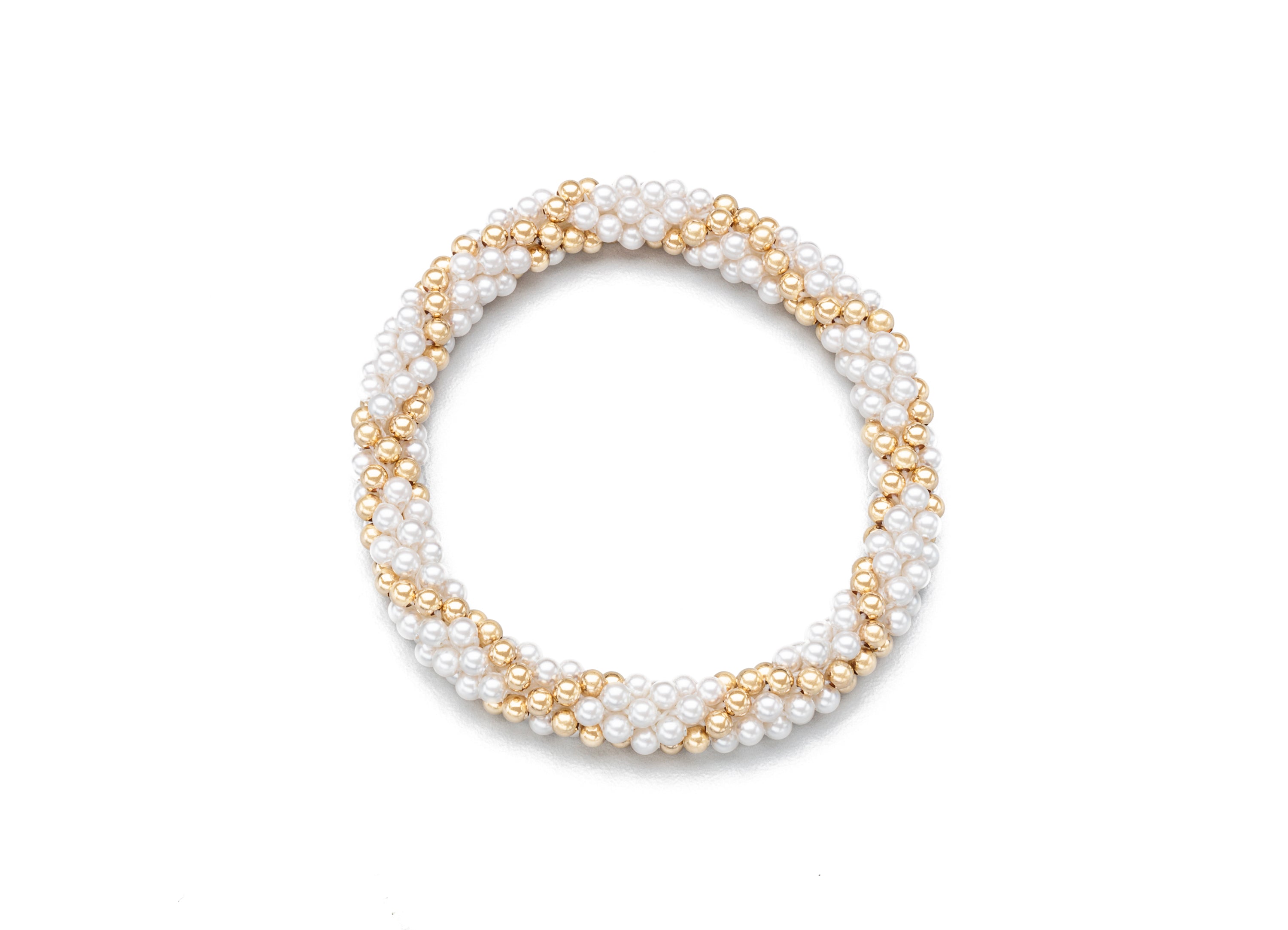 Cluster Bracelets, Gold and Swarovski Pearl (Click To View All)