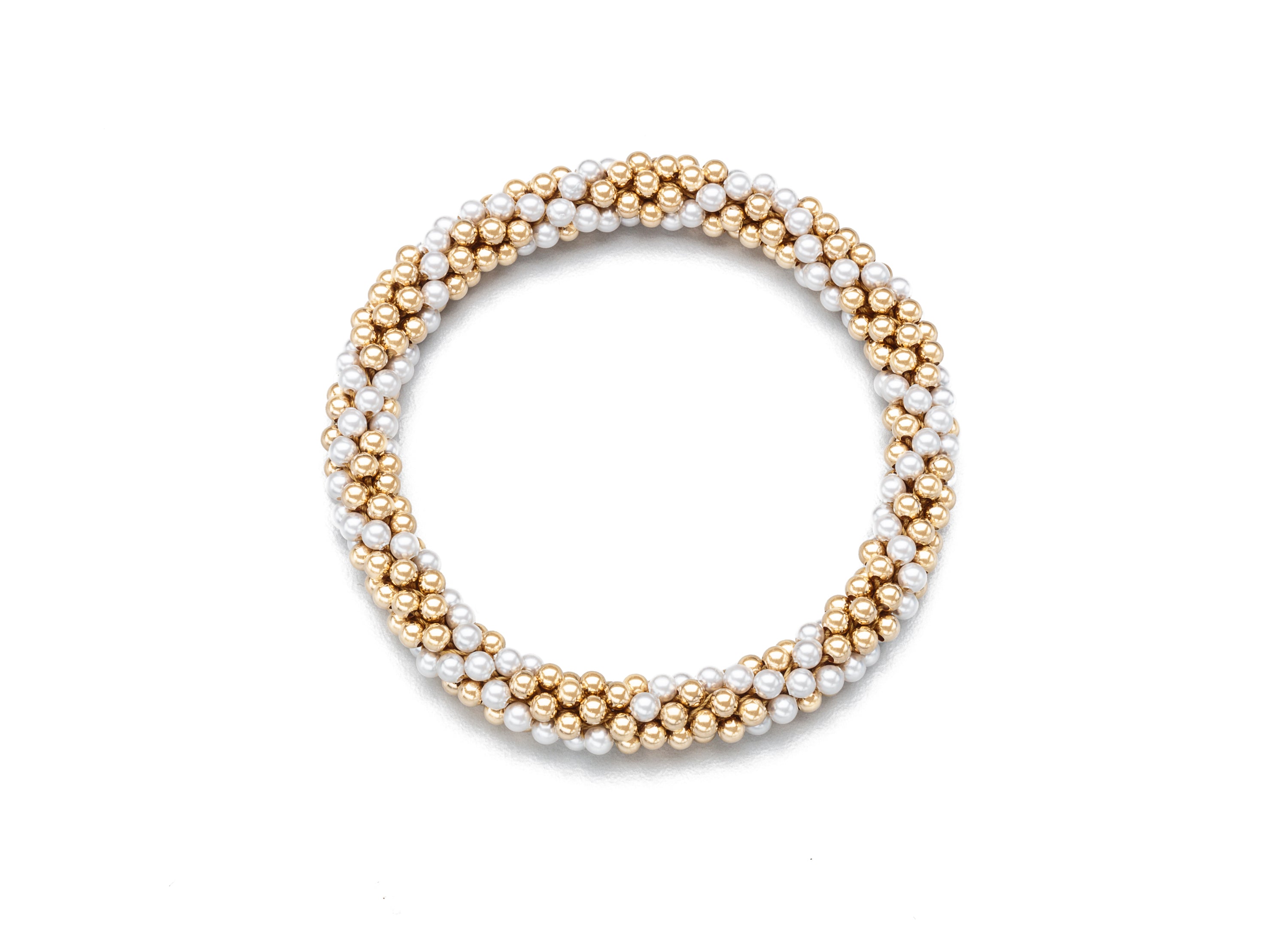 Cluster Bracelets, Gold and Swarovski Pearl (Click To View All)