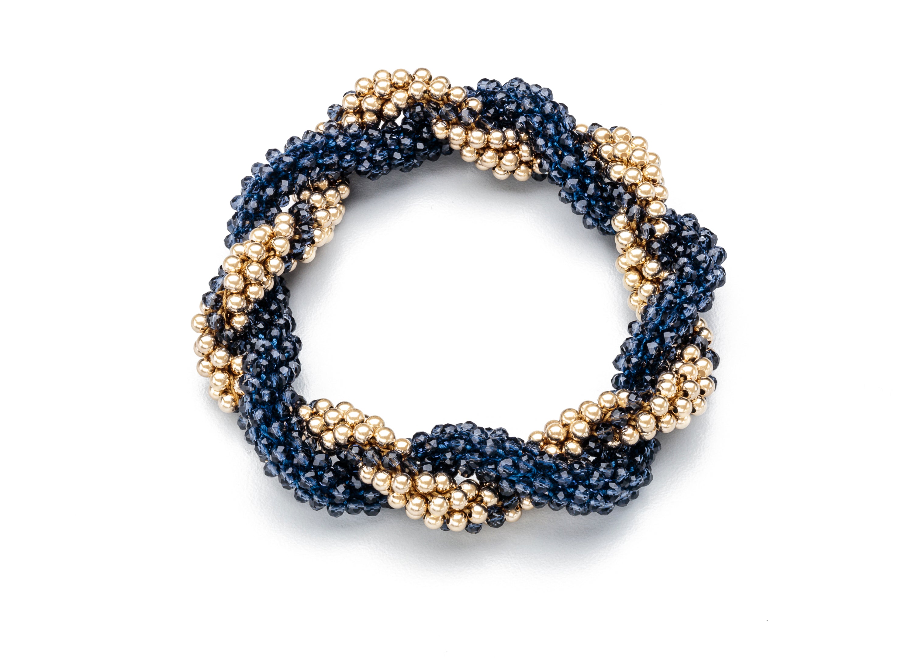 Twist Bracelets, Gold w/Crystal and Pearl (Click to View All)