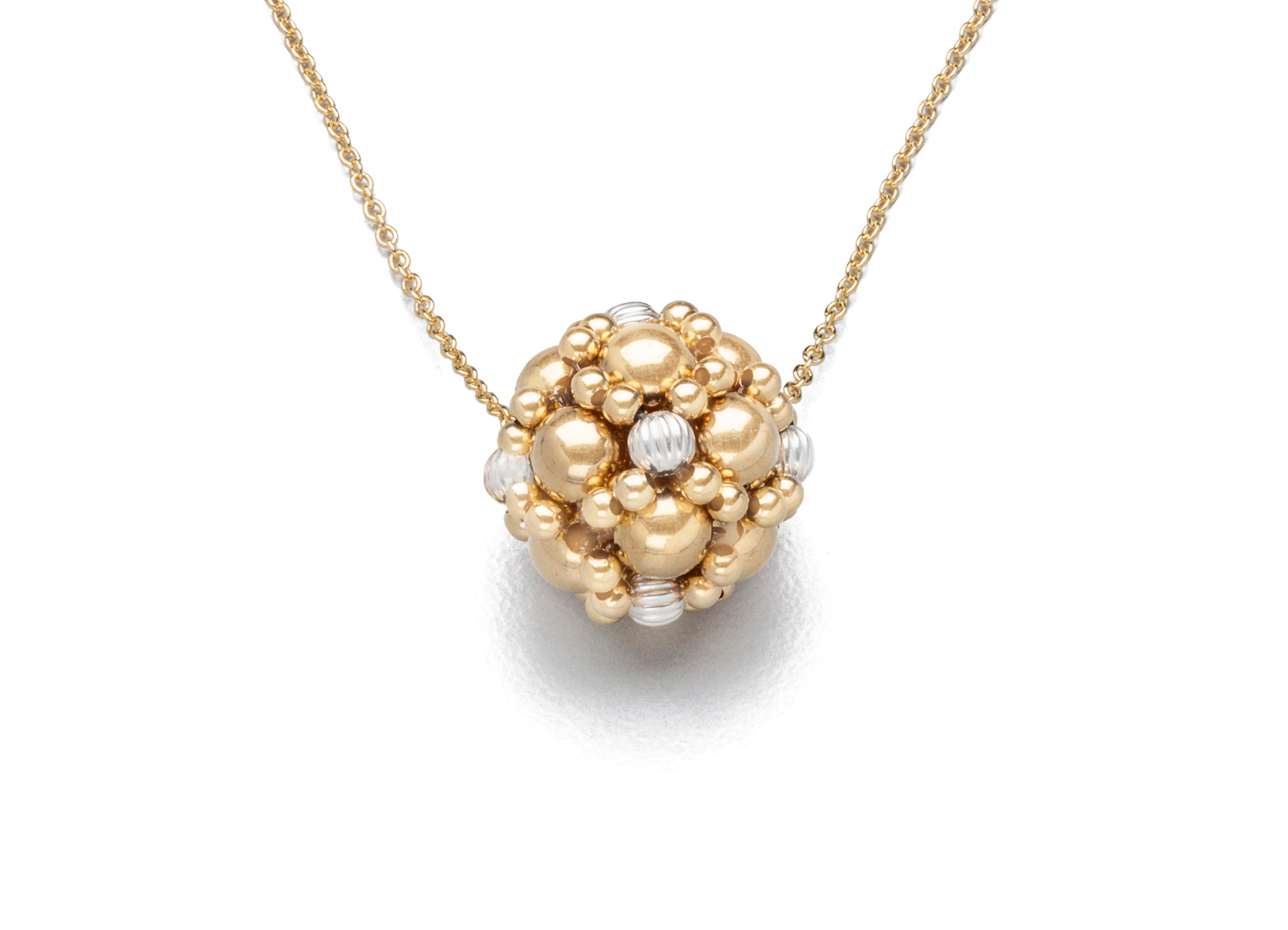 Enhanced Gold Ball Necklaces (Click To View All)