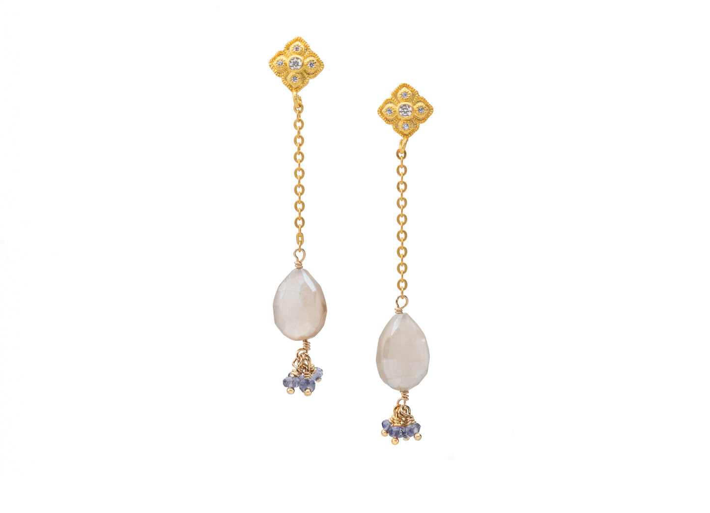 Semiprecious Dangle Earrings
