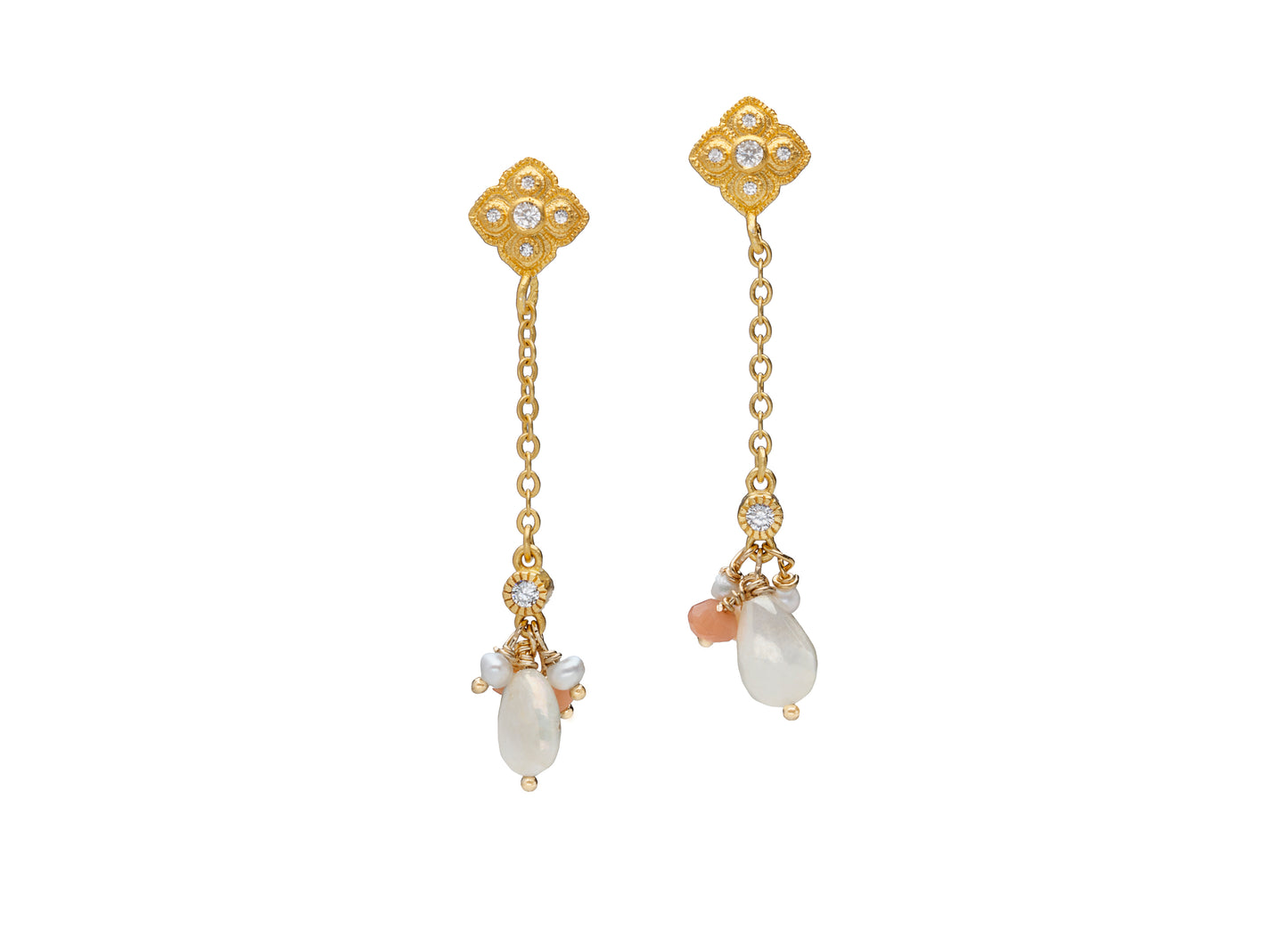 Semiprecious Dangle Earrings