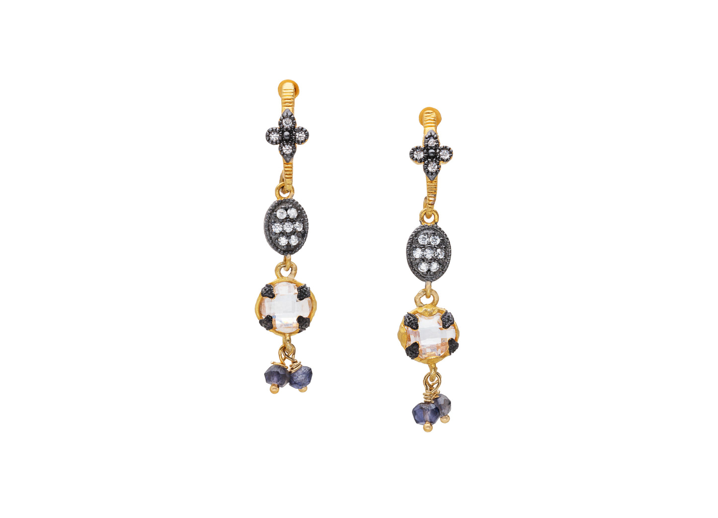 Semiprecious Dangle Earrings