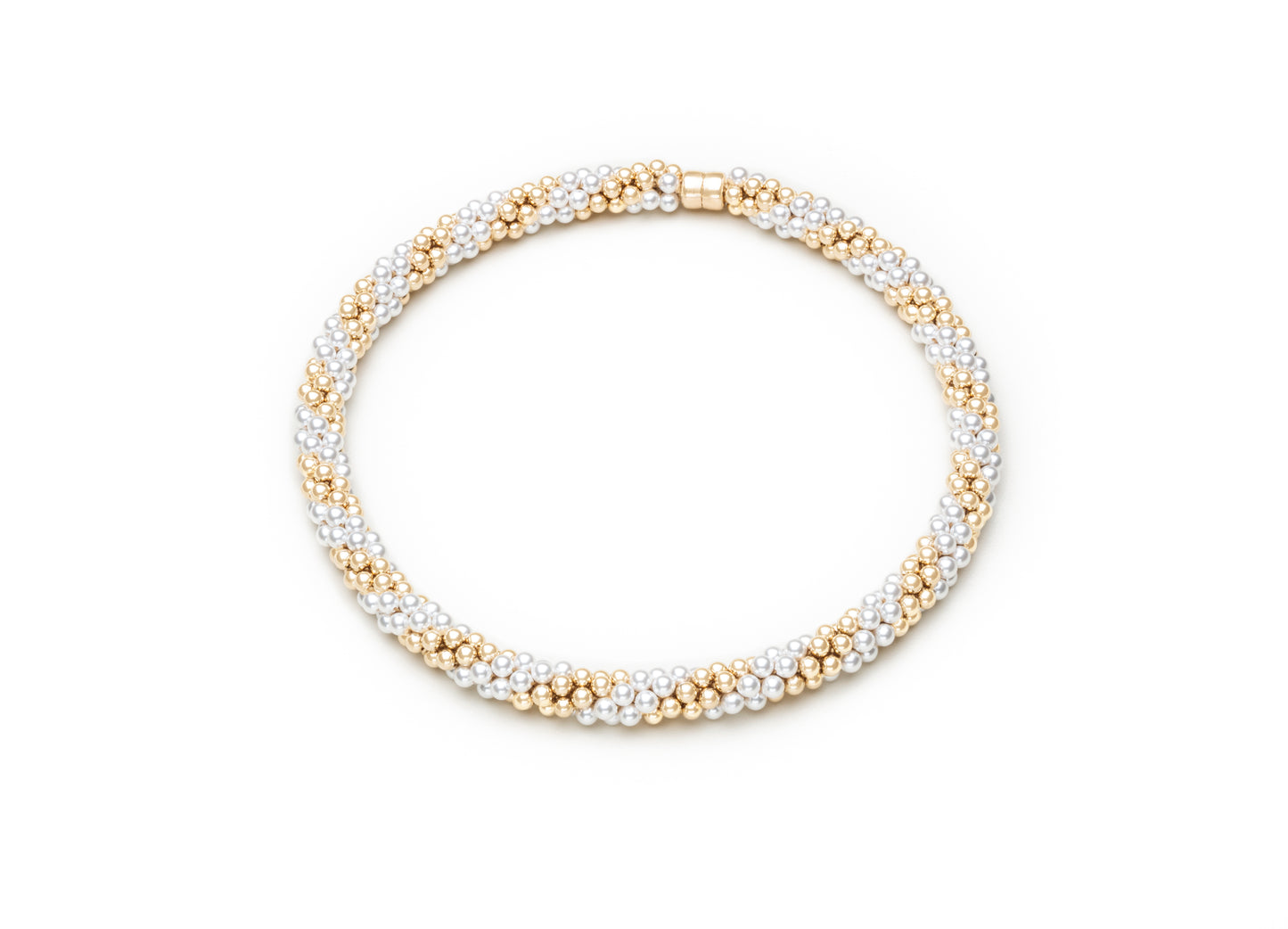 pearl double spiral - 4mm