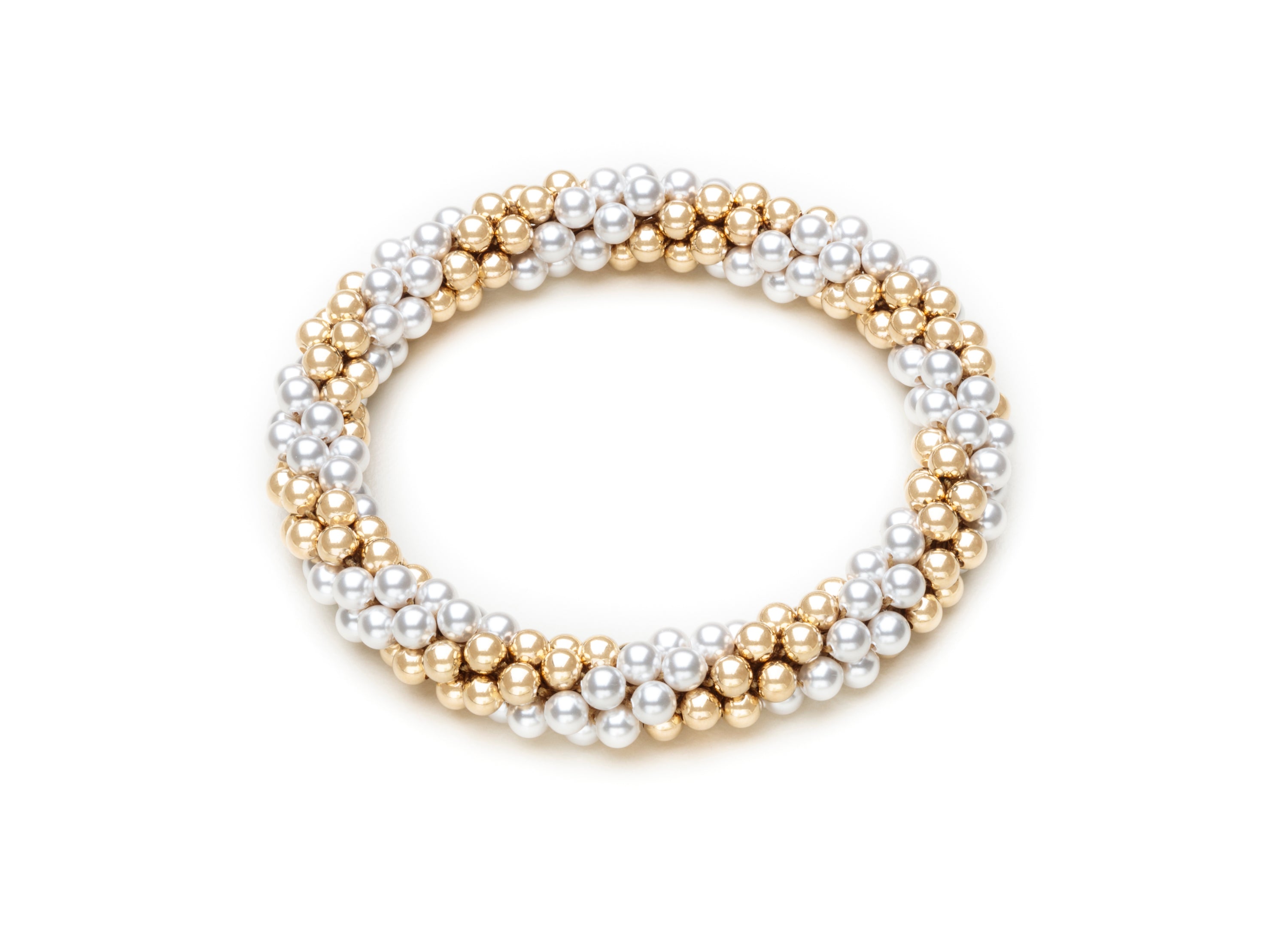 Cluster Bracelets, Gold and Swarovski Pearl (Click To View All)