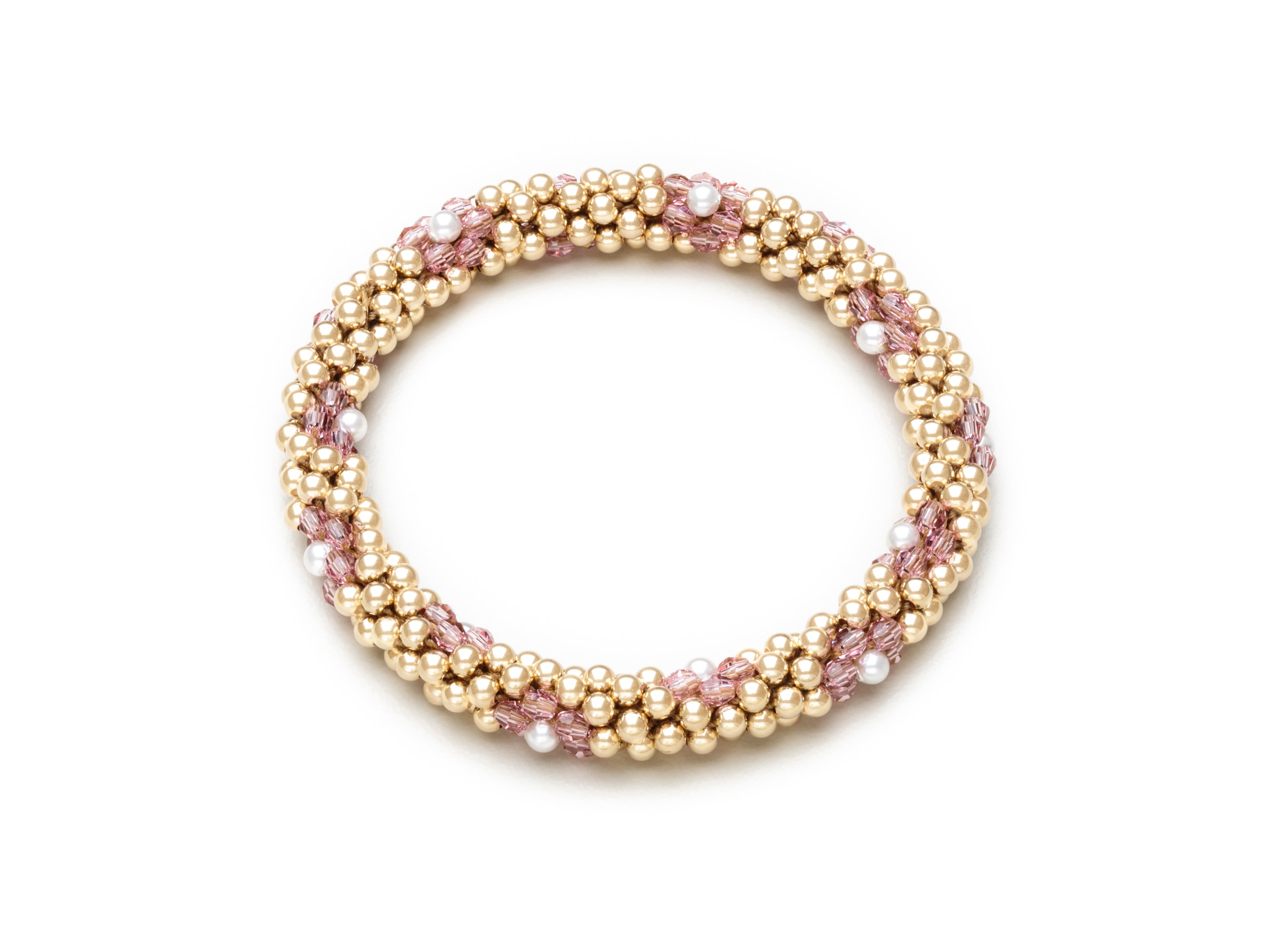 3mm Cluster Bracelets, Gold and Silver Floret Design (Click to View All)