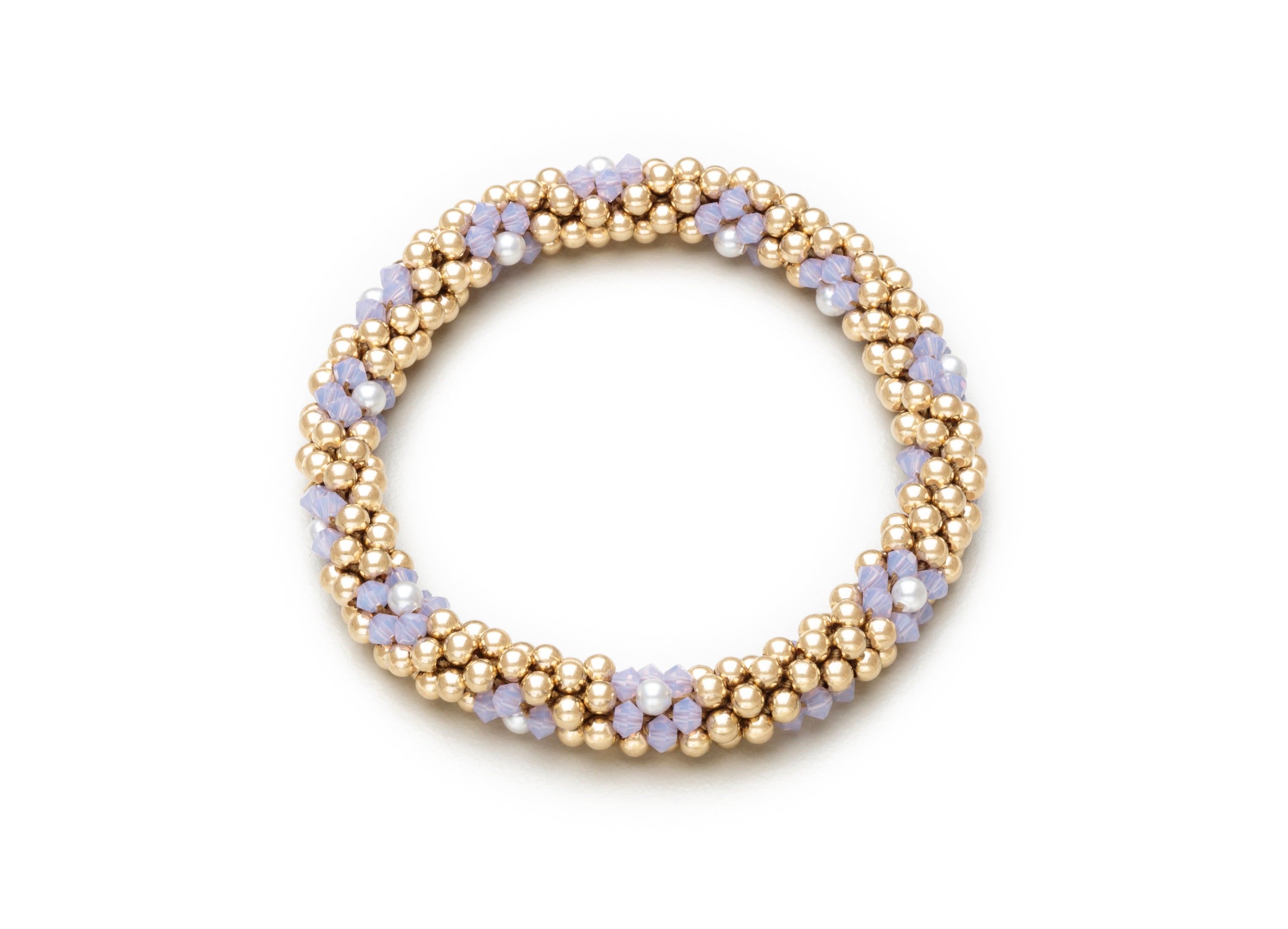 3mm Cluster Bracelets, Gold and Silver Floret Design (Click to View All)