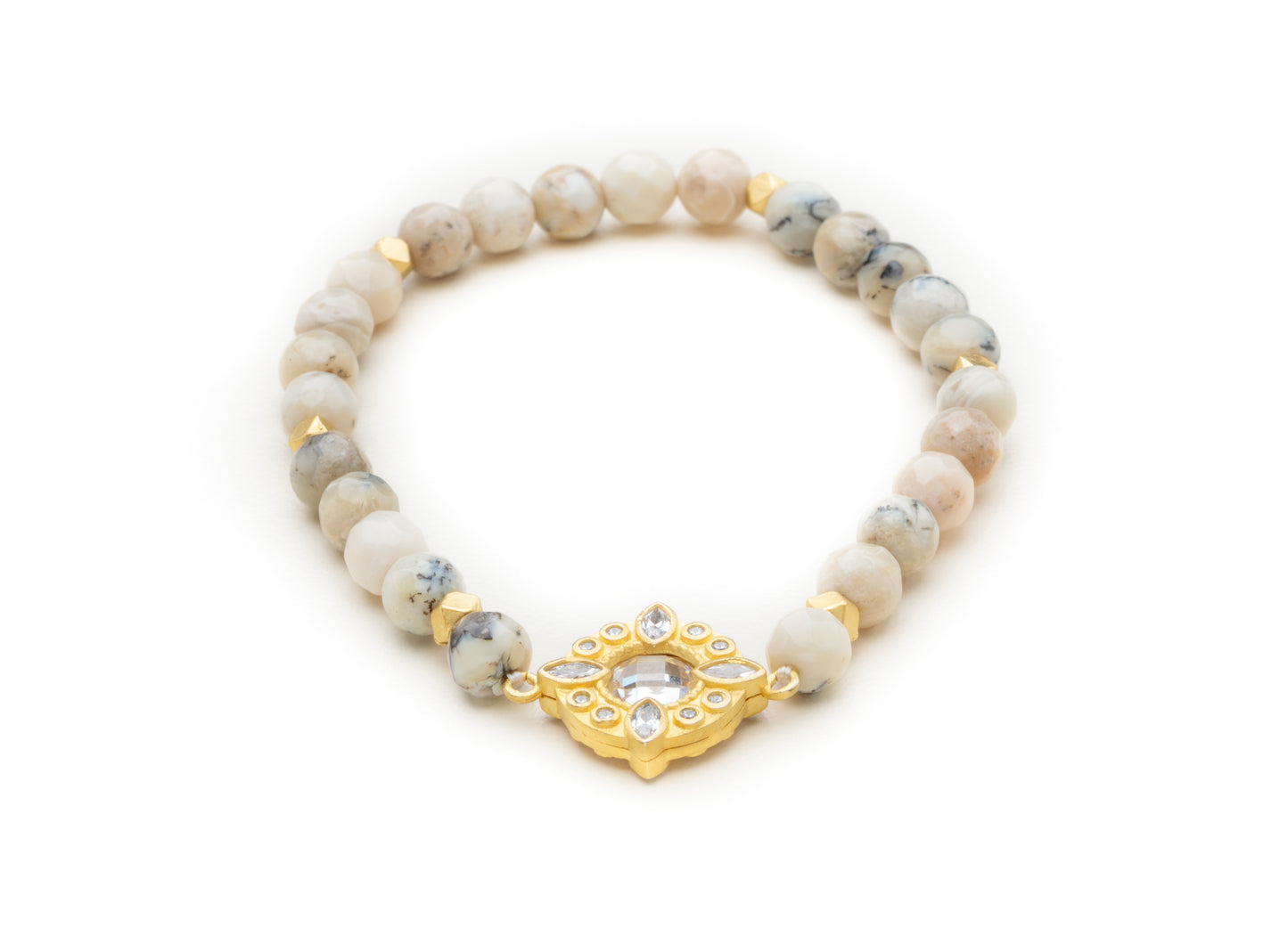 Rhinestone Floret Medallion