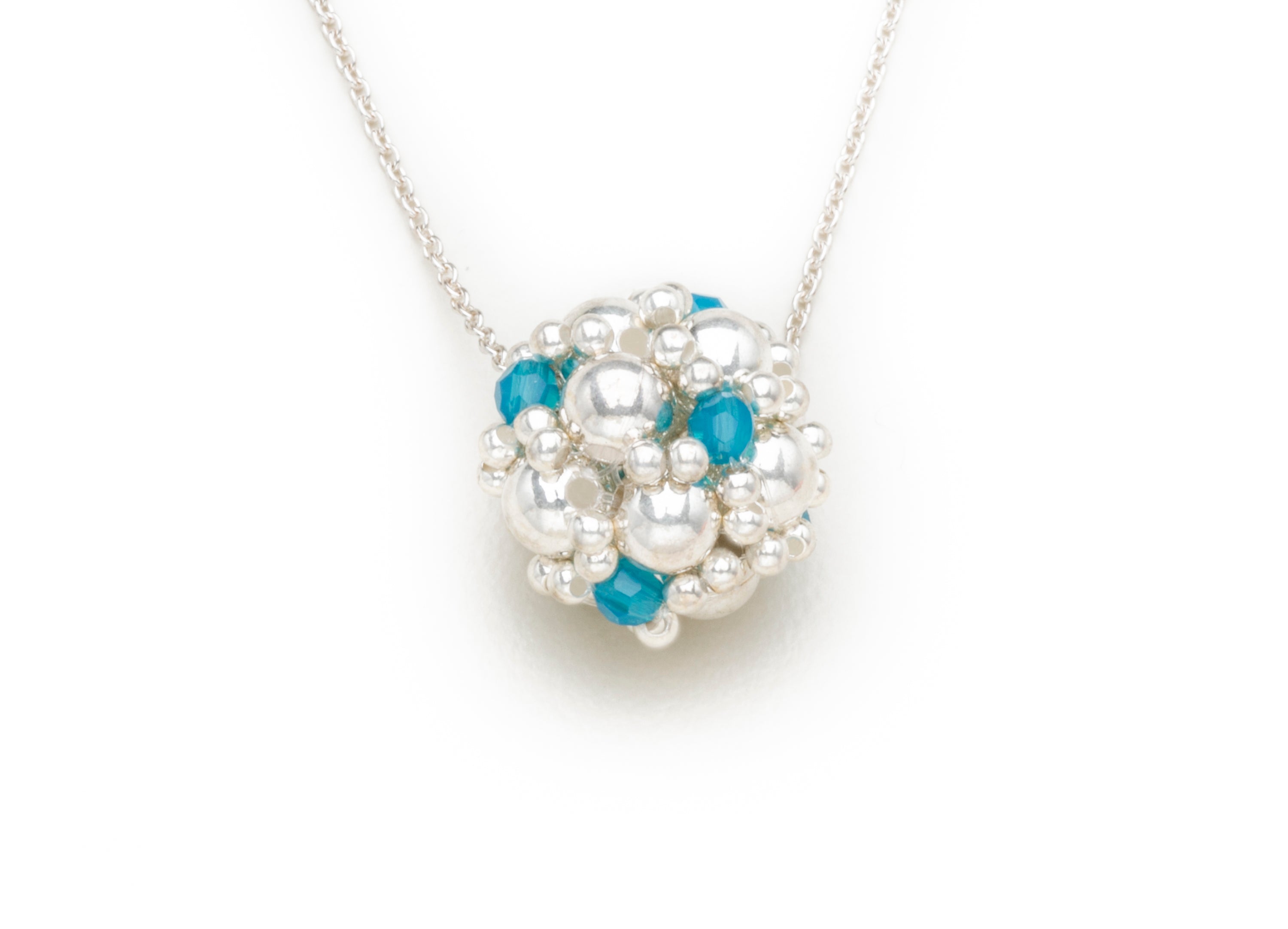 Enhanced Silver Ball Necklaces, (Click to View All)