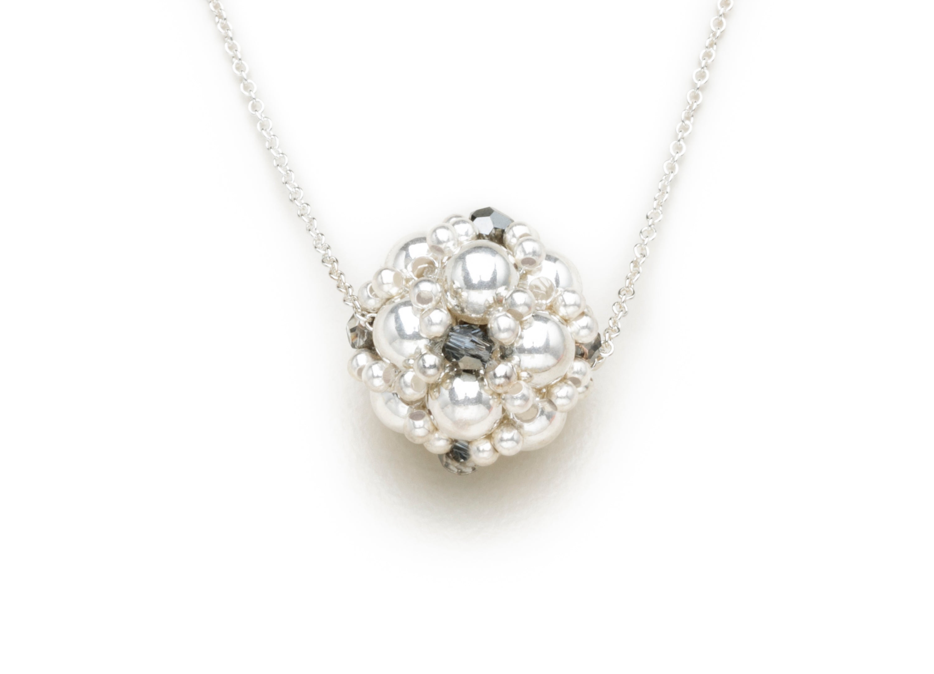 Enhanced Silver Ball Necklaces, (Click to View All)