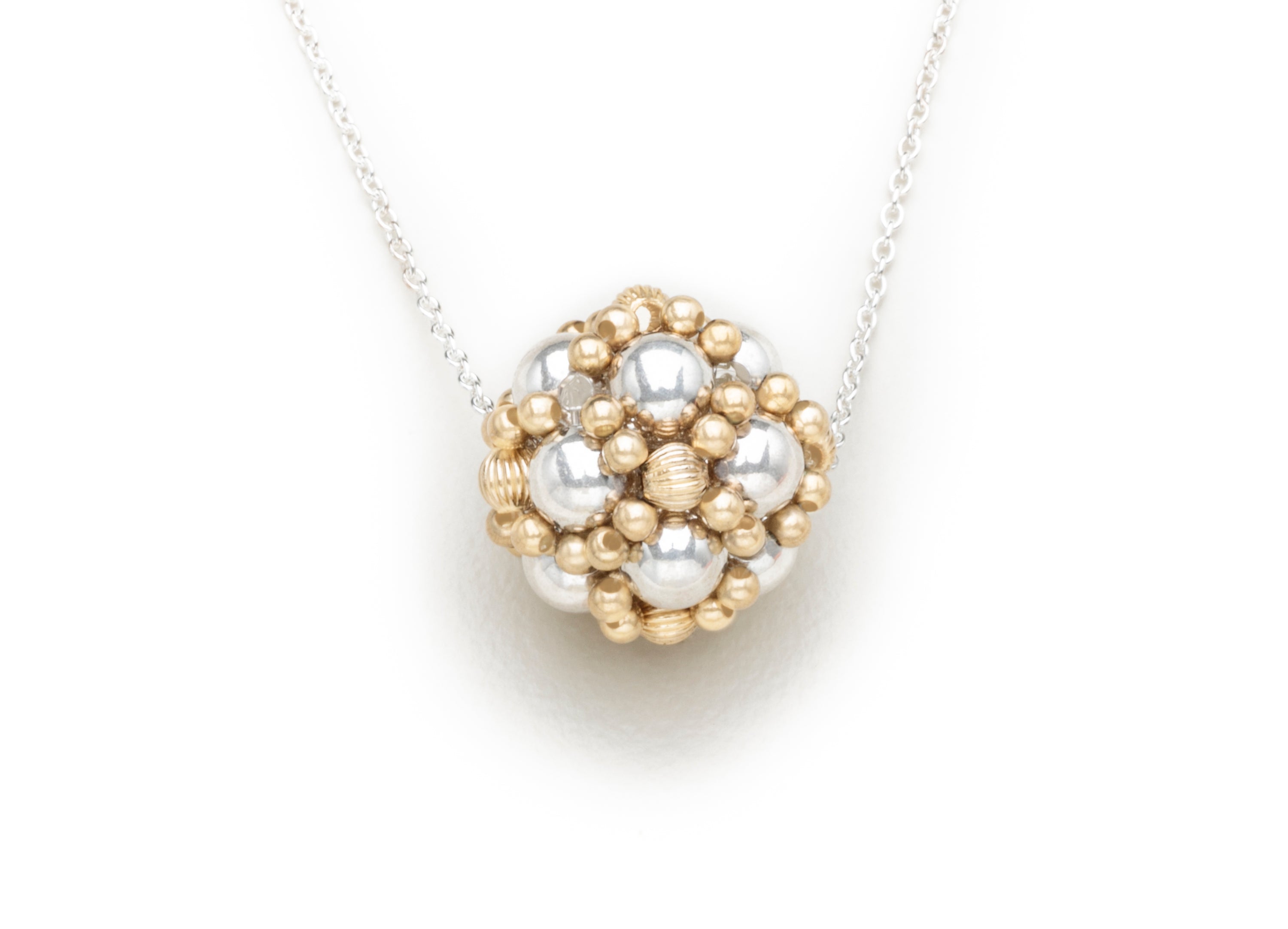 Enhanced Silver Ball Necklaces, (Click to View All)