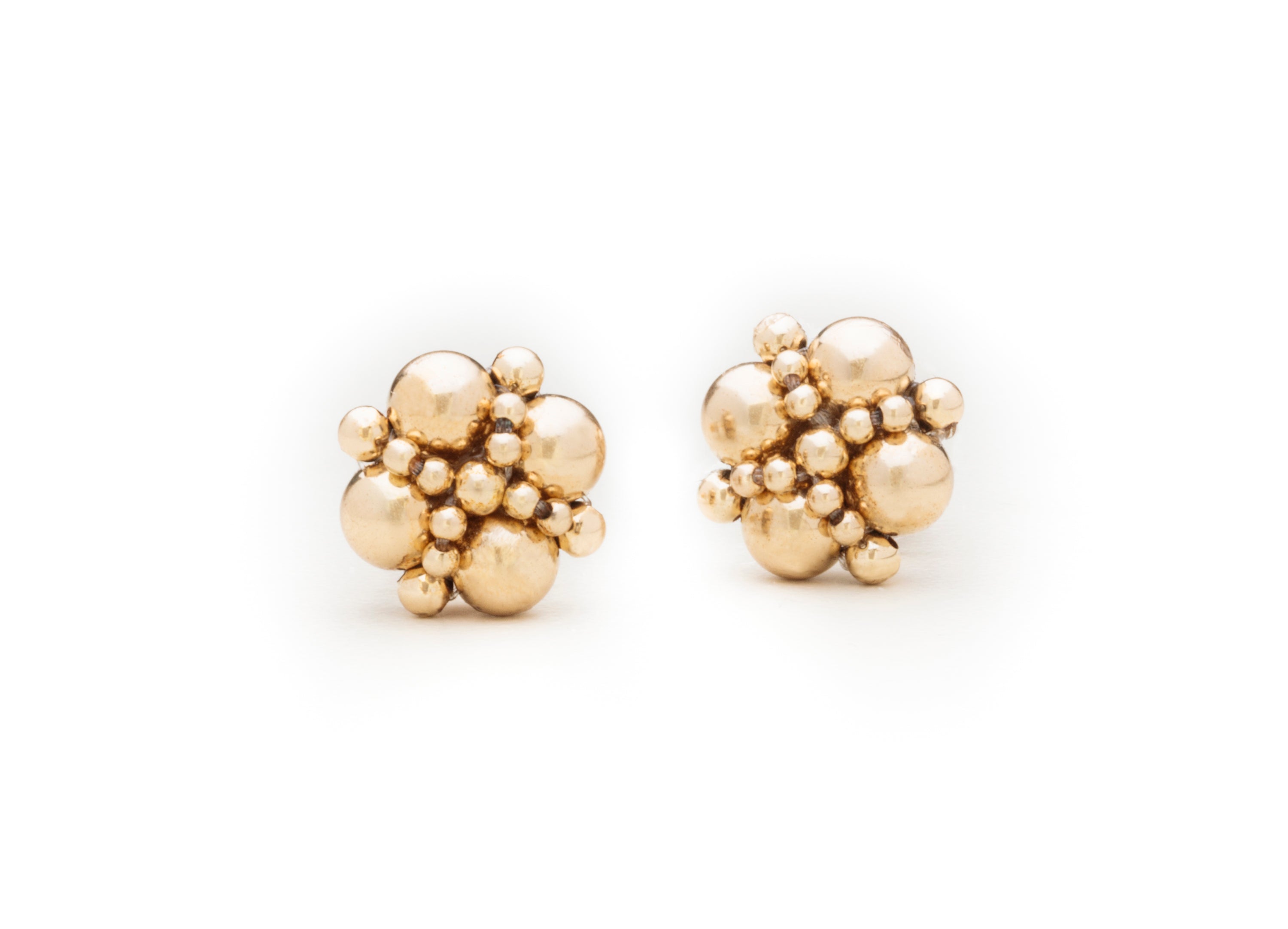 Clover Studs, Gold