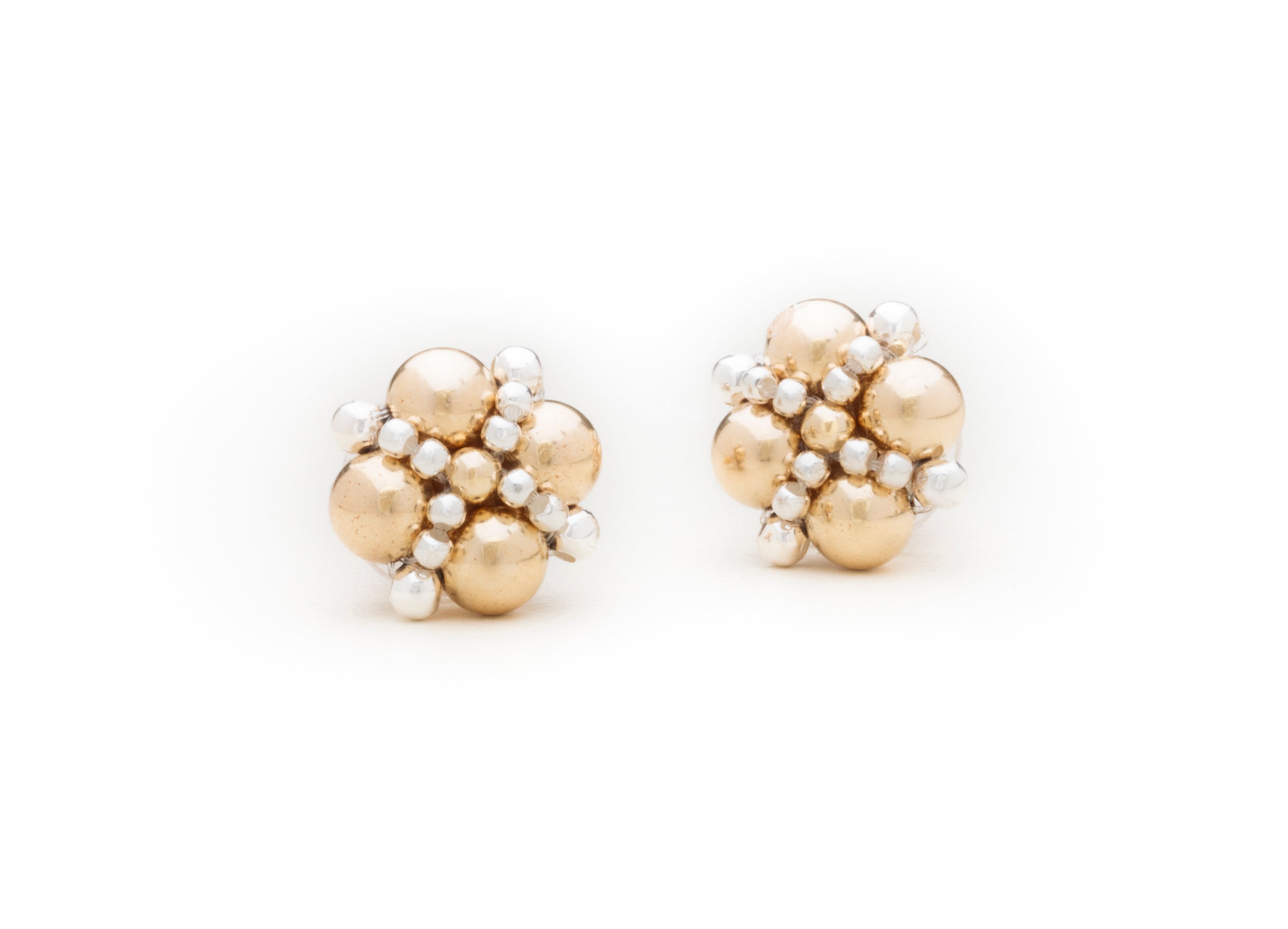 Clover Studs, Gold