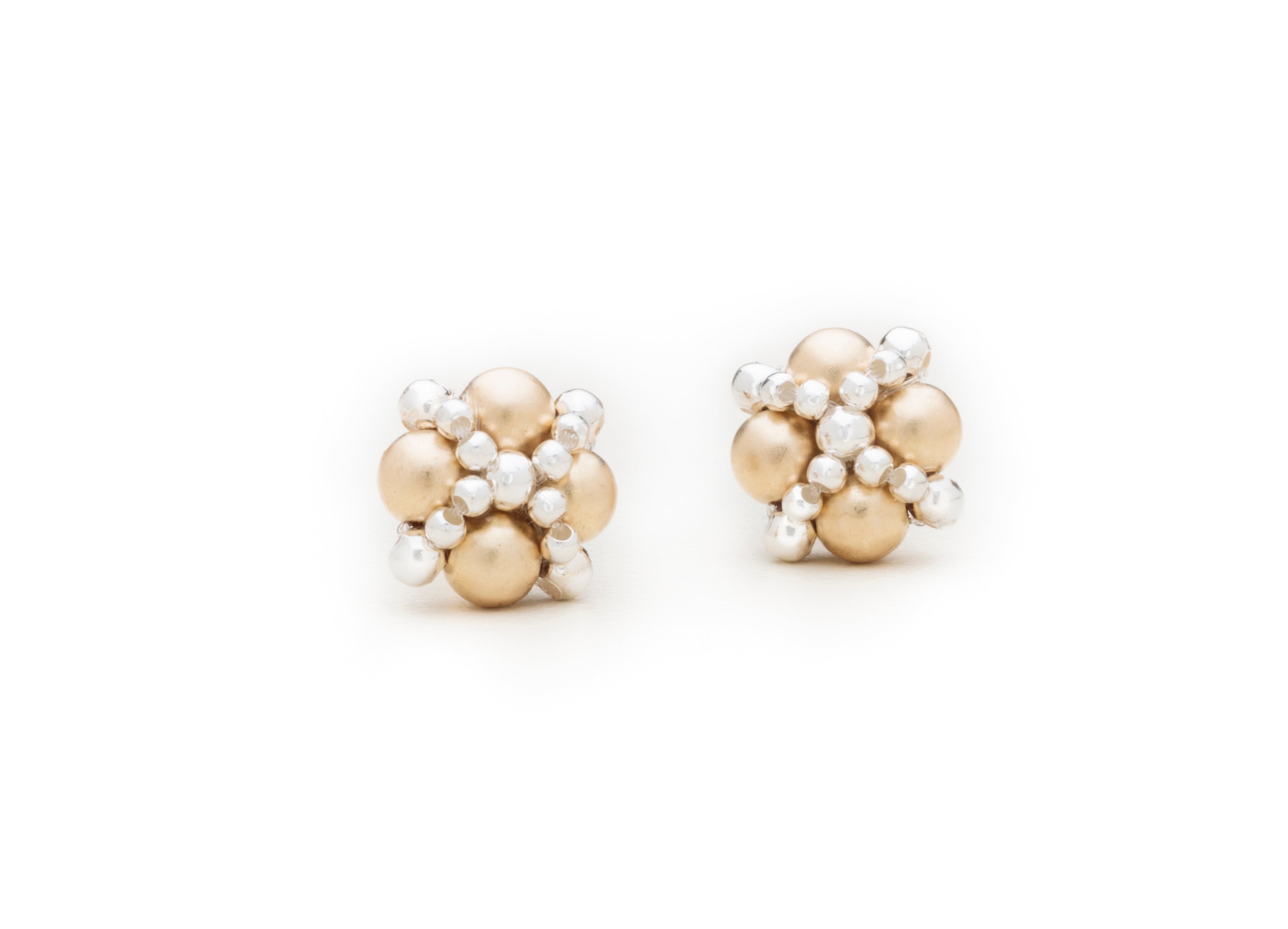 Clover Studs, Gold