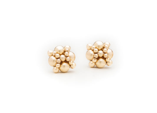 Clover Studs, Gold