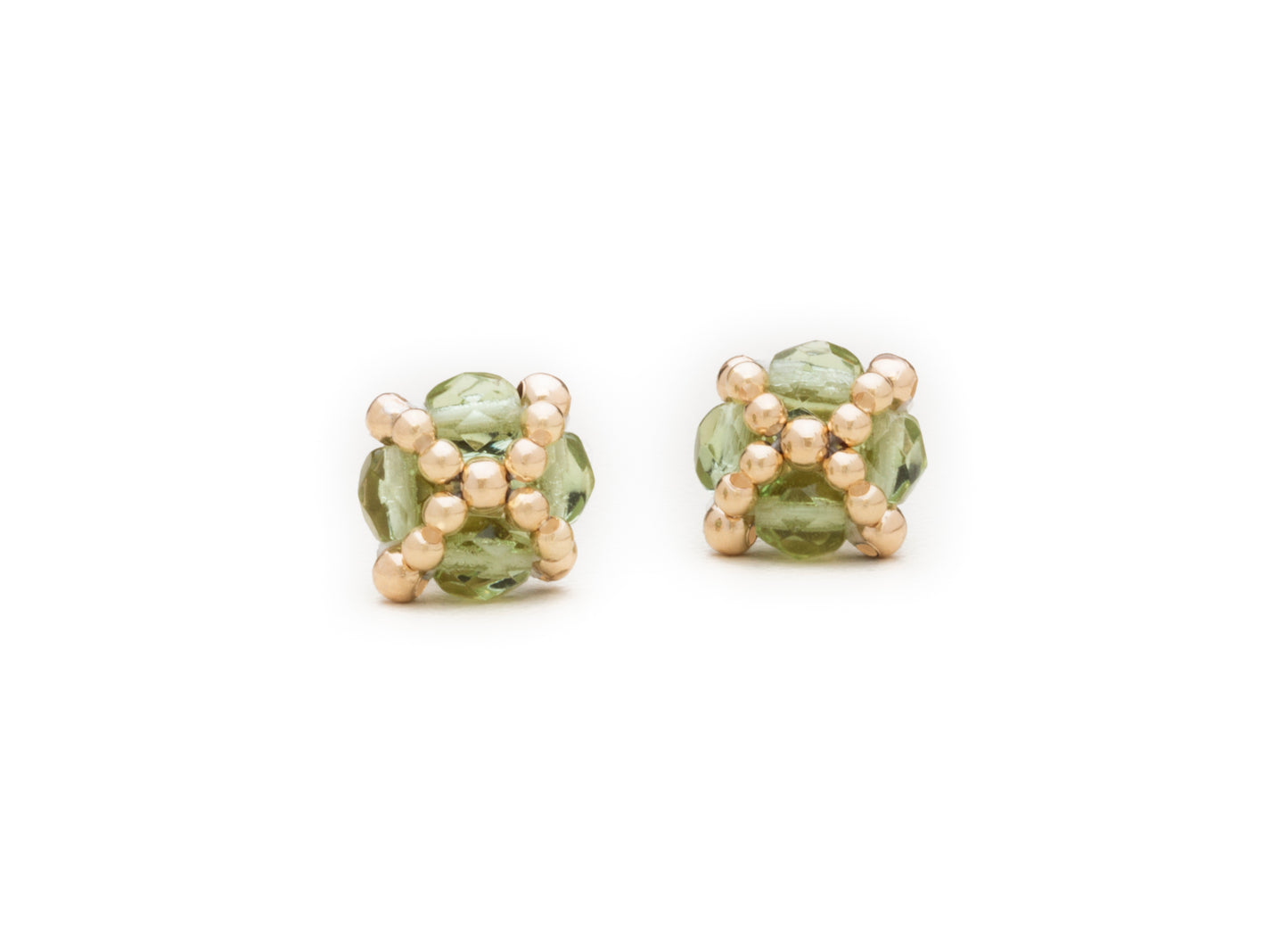 Clover Studs, Czech Glass & Crystal (Click to View All)