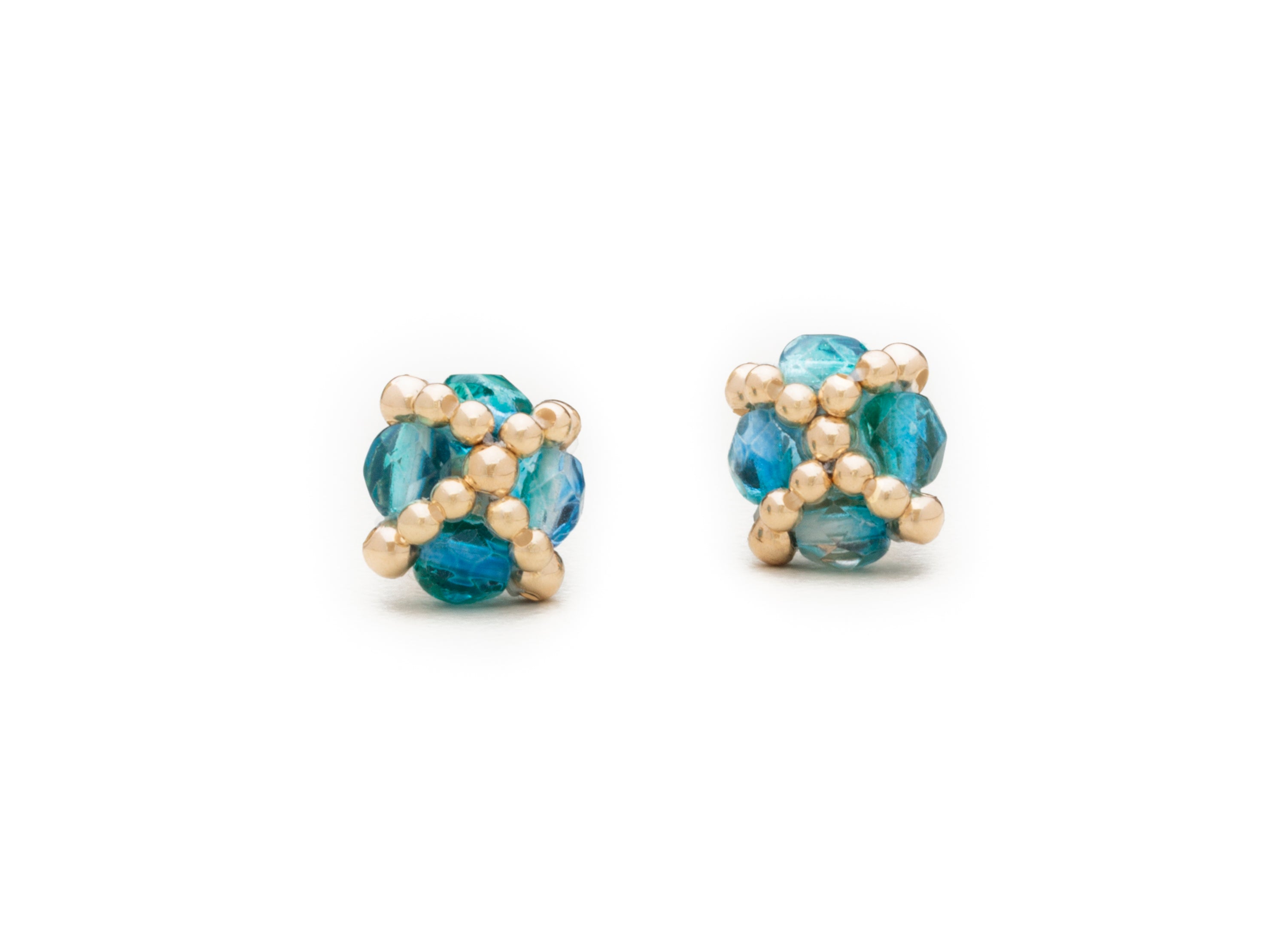 Clover Studs, Czech Glass & Crystal (Click to View All)