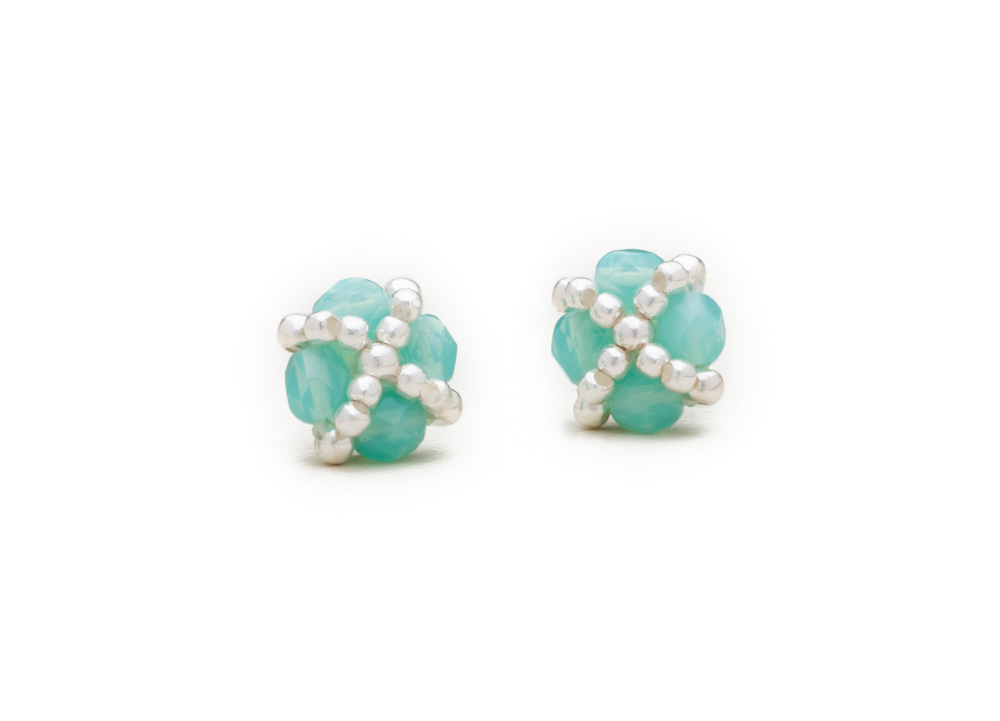 Clover Studs, Czech Glass & Crystal (Click to View All)