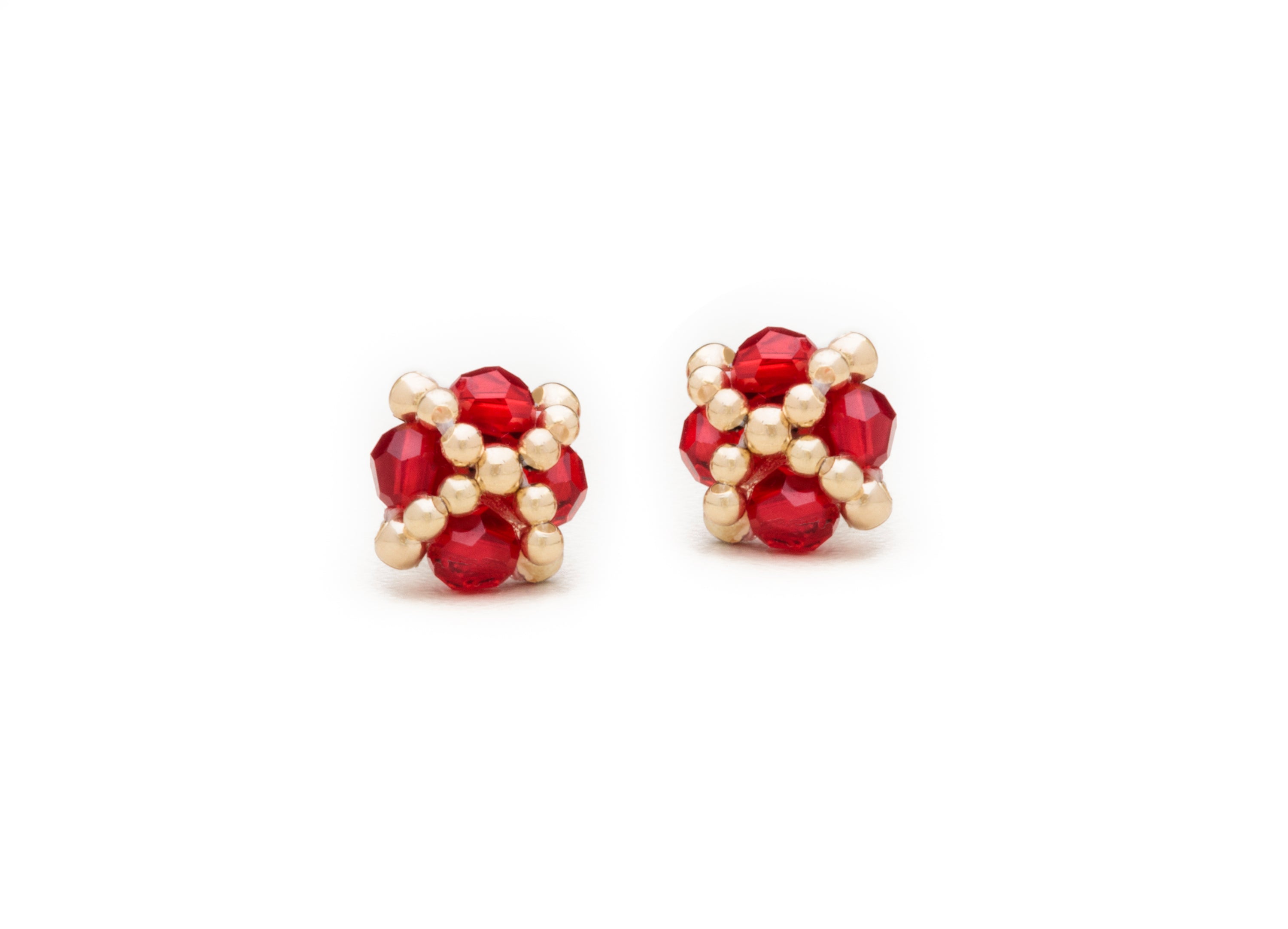 Clover Studs, Czech Glass & Crystal (Click to View All)