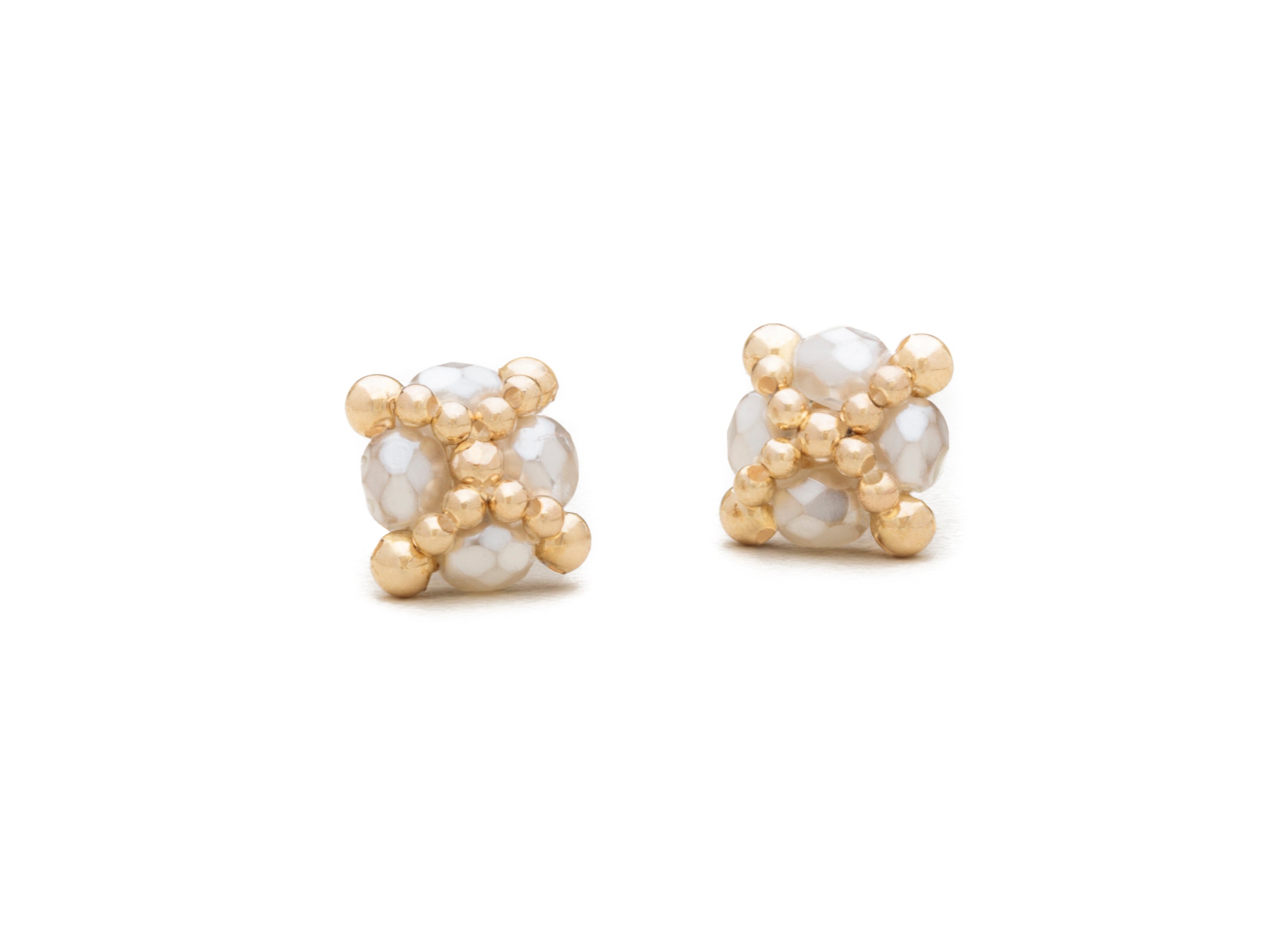 Clover Studs, Czech Glass & Crystal (Click to View All)