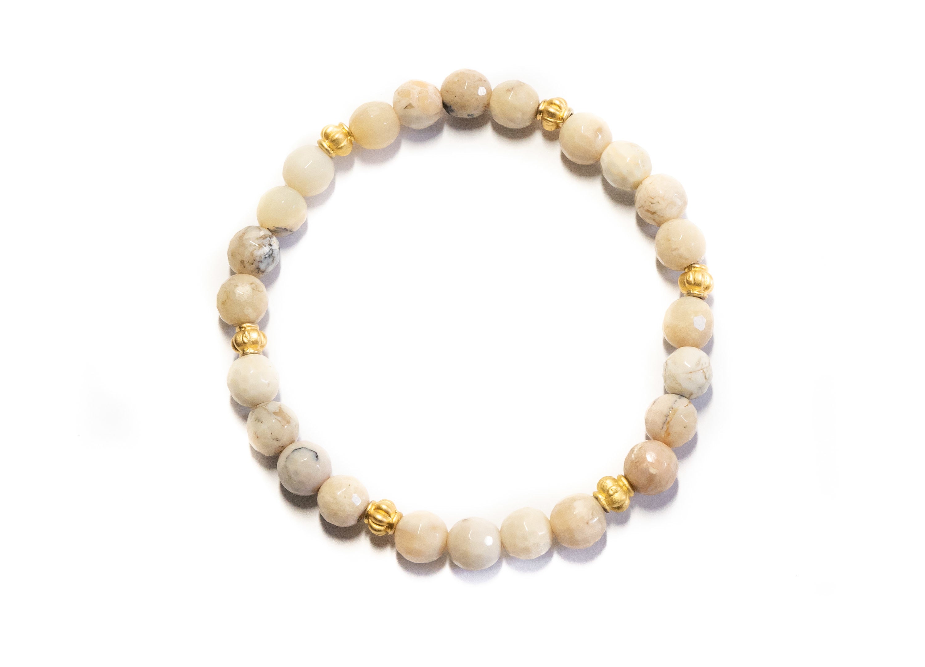 Cord Bracelets, African Opal and Gold (Click to View All)