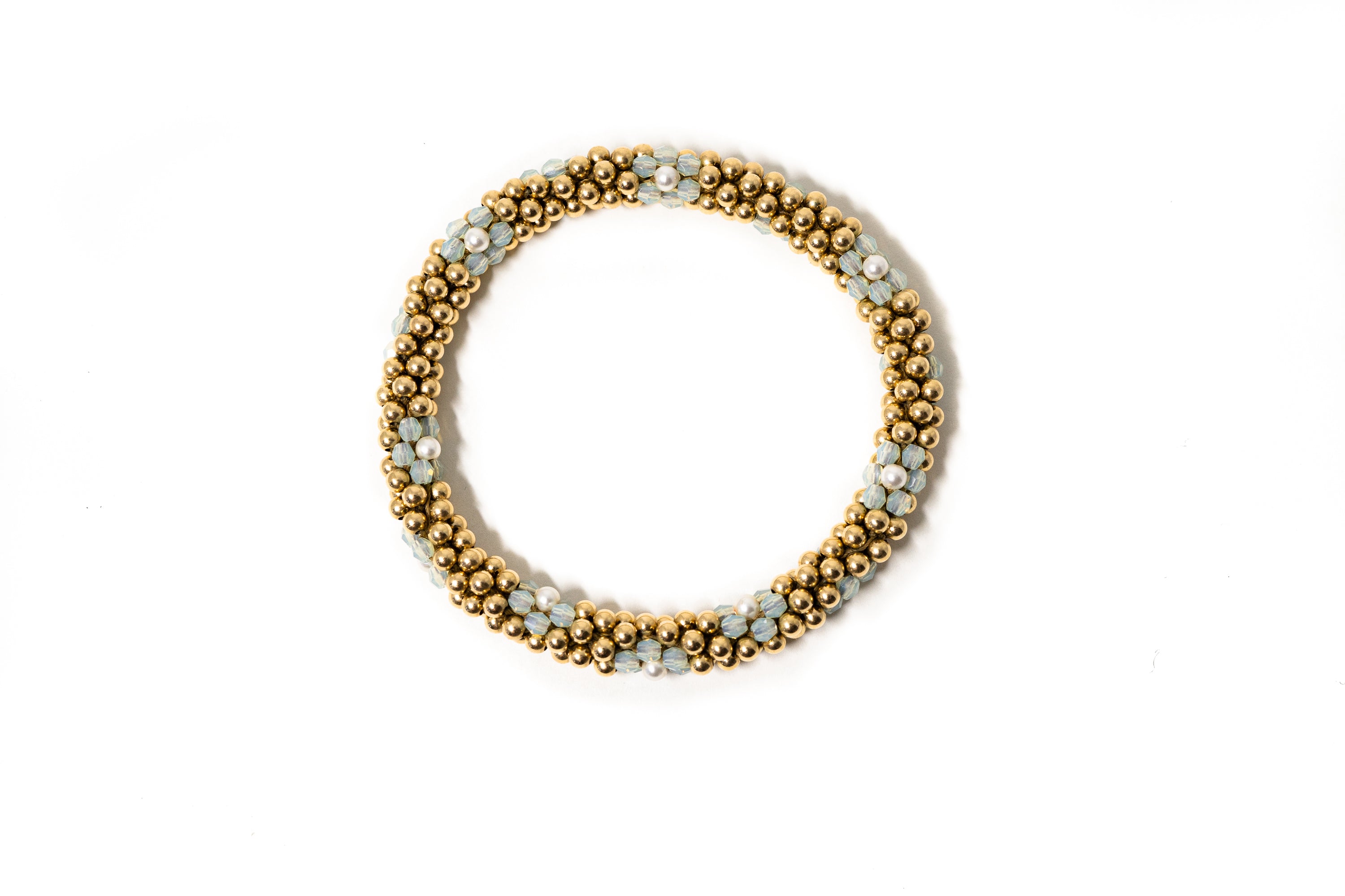 3mm Cluster Bracelets, Gold and Silver Floret Design (Click to View All)