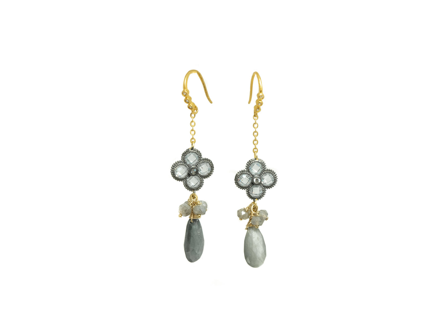 Semiprecious Dangle Earrings