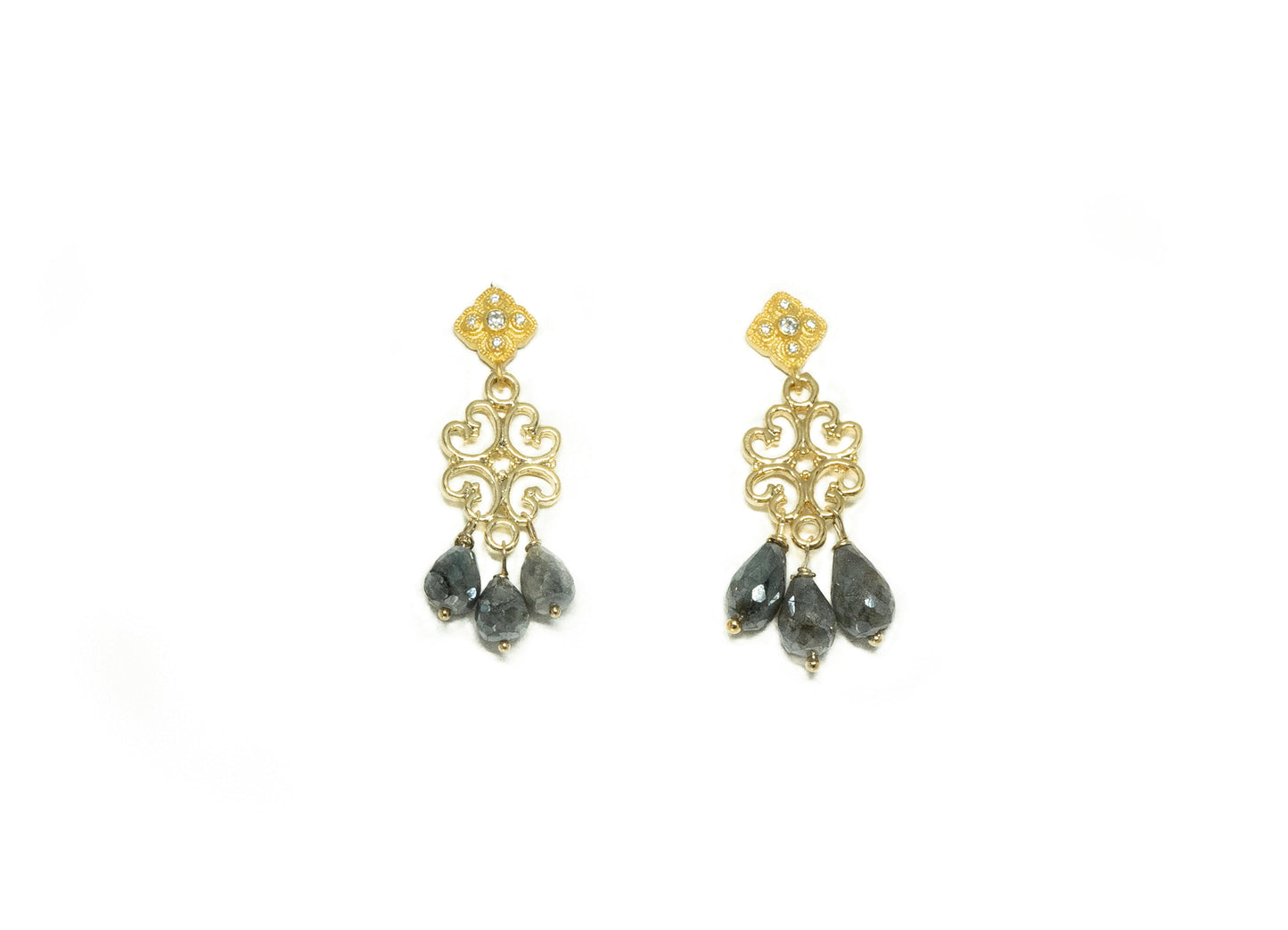 Semiprecious Dangle Earrings